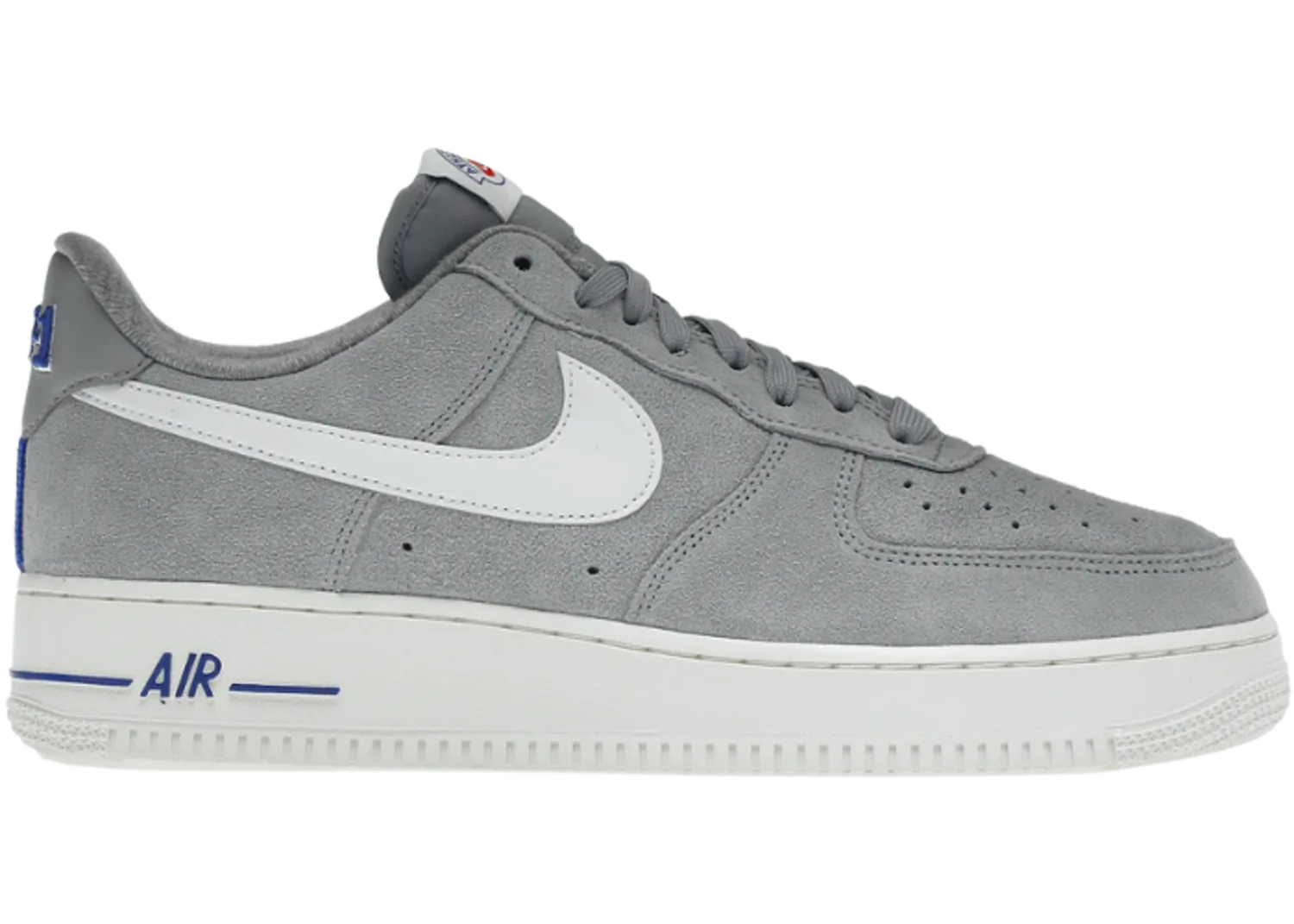 Nike Air Force 1 Low Light Smoke Grey White Sail Hyper Royal