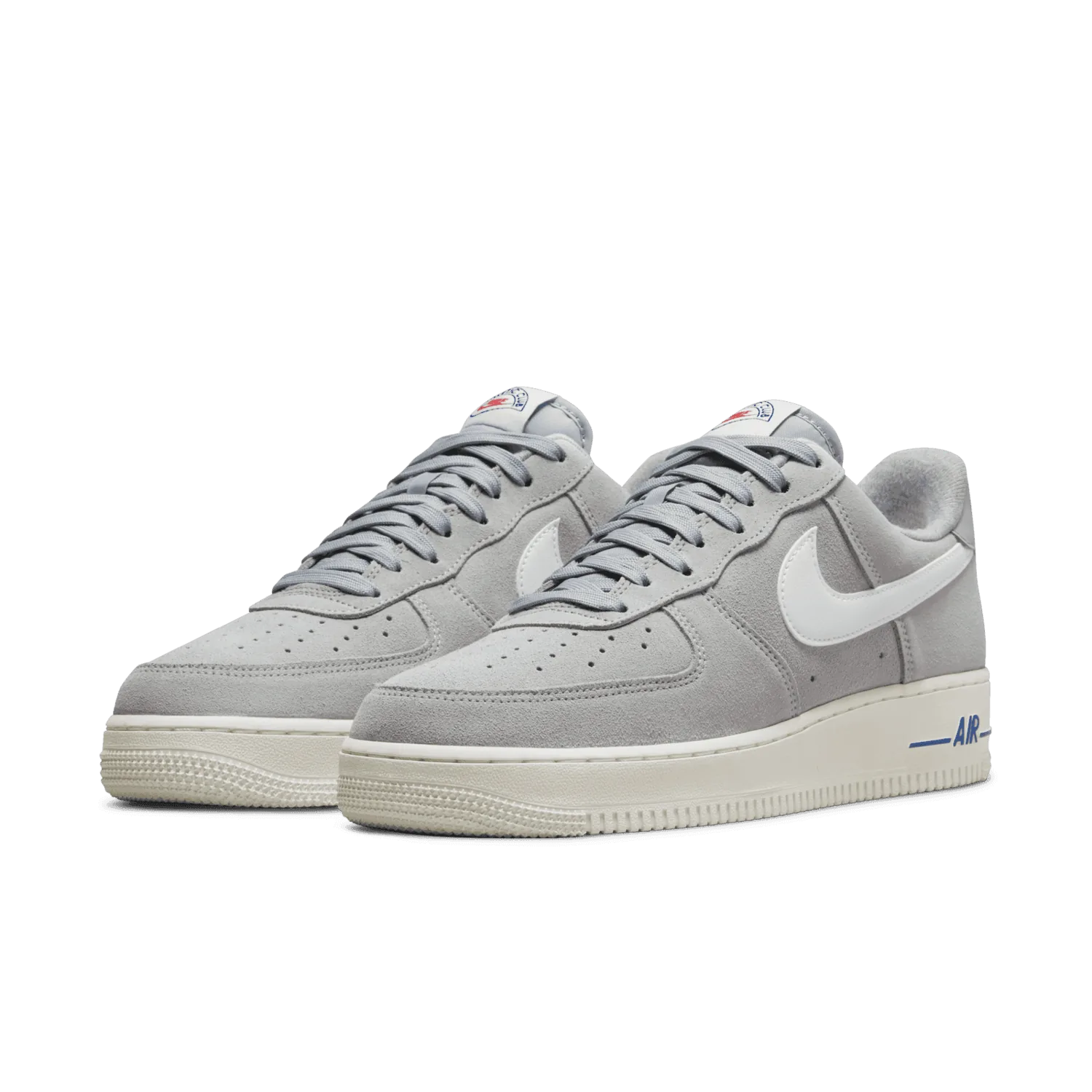 Nike Air Force 1 Low Light Smoke Grey White Sail Hyper Royal image 4