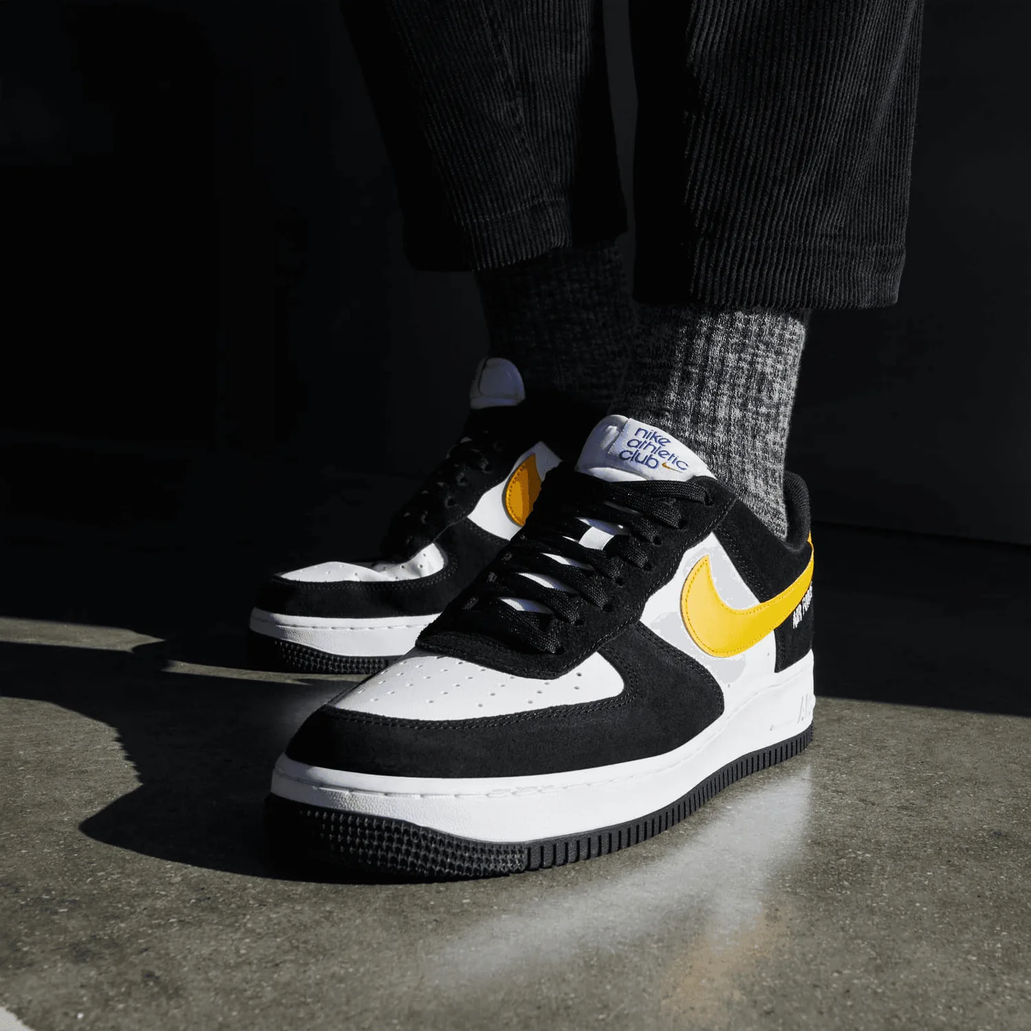 Nike Air Force 1 Low '07 LV8 Athletic Club Black University Gold image 2
