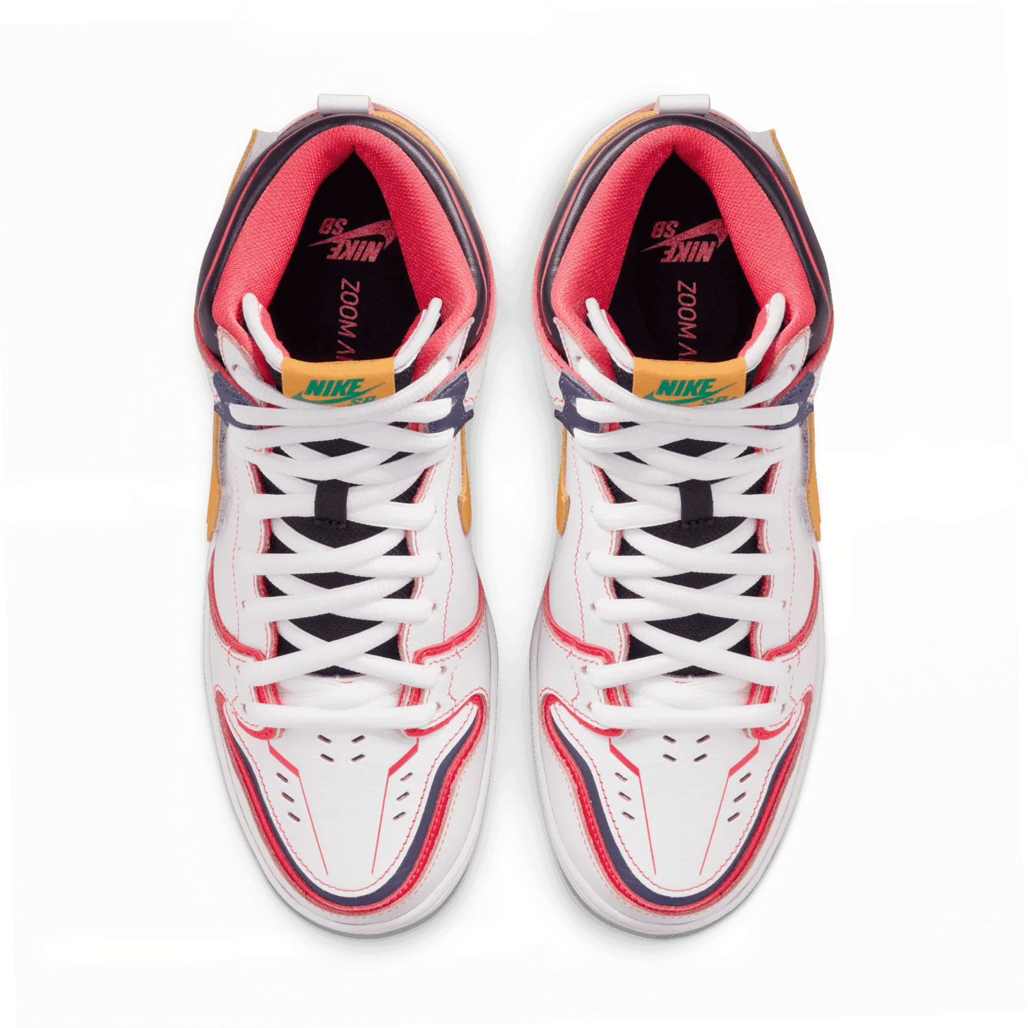 Nike Dunk SB High Gundam White image 3