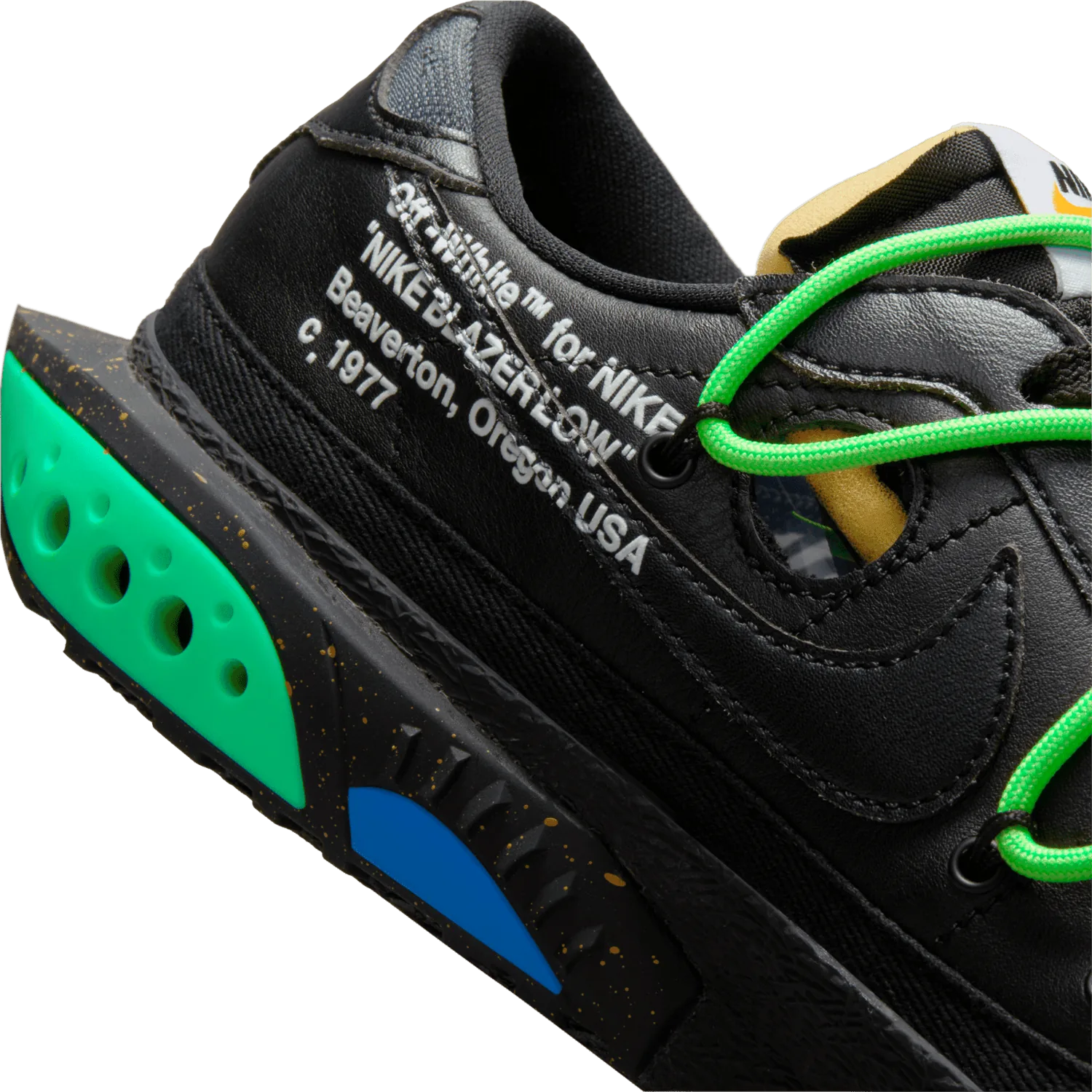 Nike Blazer Low 77 Off-White Electro Green image 13