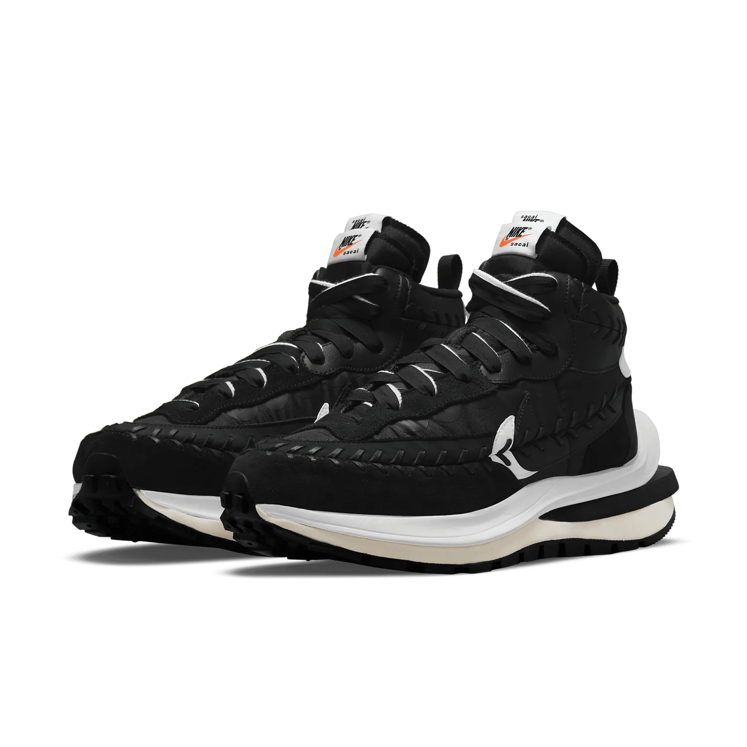 Nike Vaporwaffle sacai Jean Paul Gaultier Black White image 4