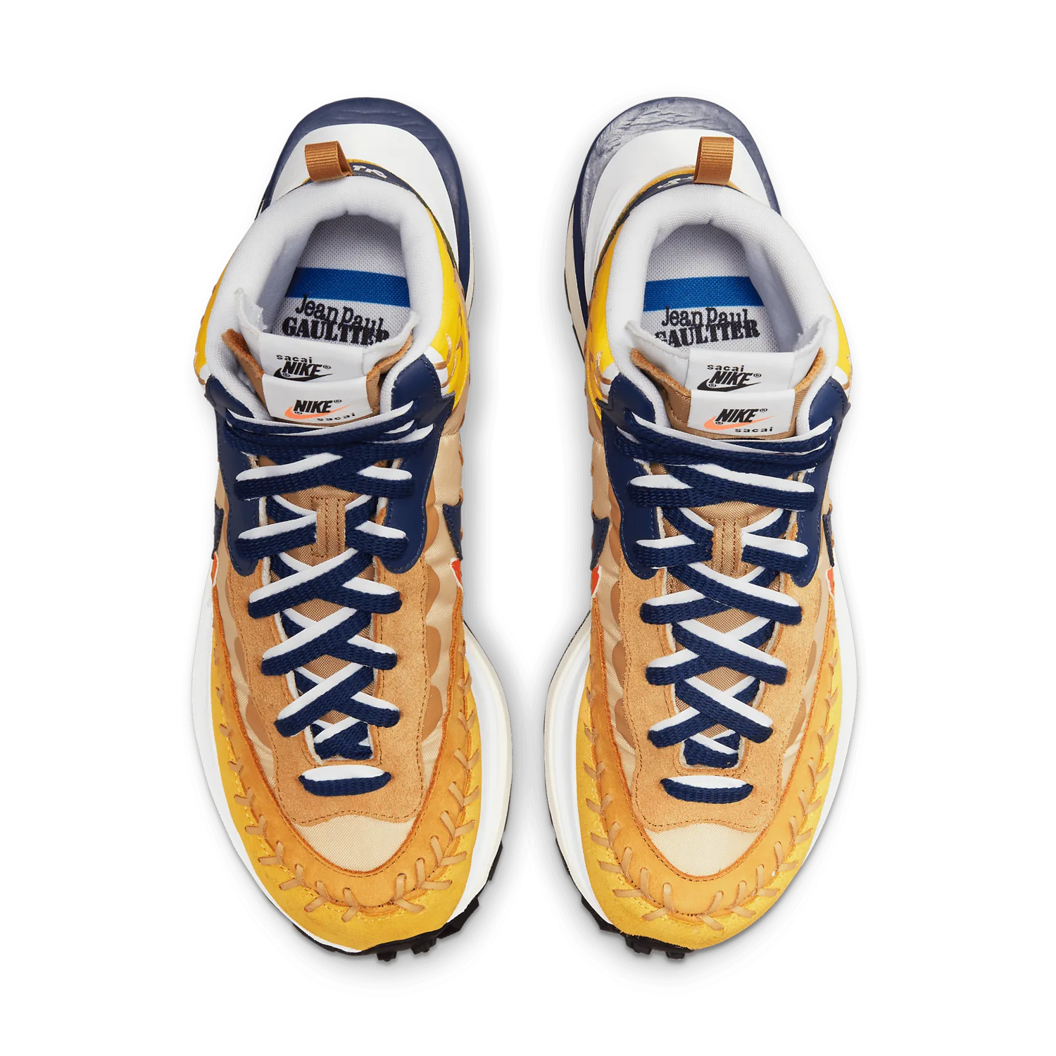 Nike Vaporwaffle sacai Jean Paul Gaultier Sesame Blue image 3