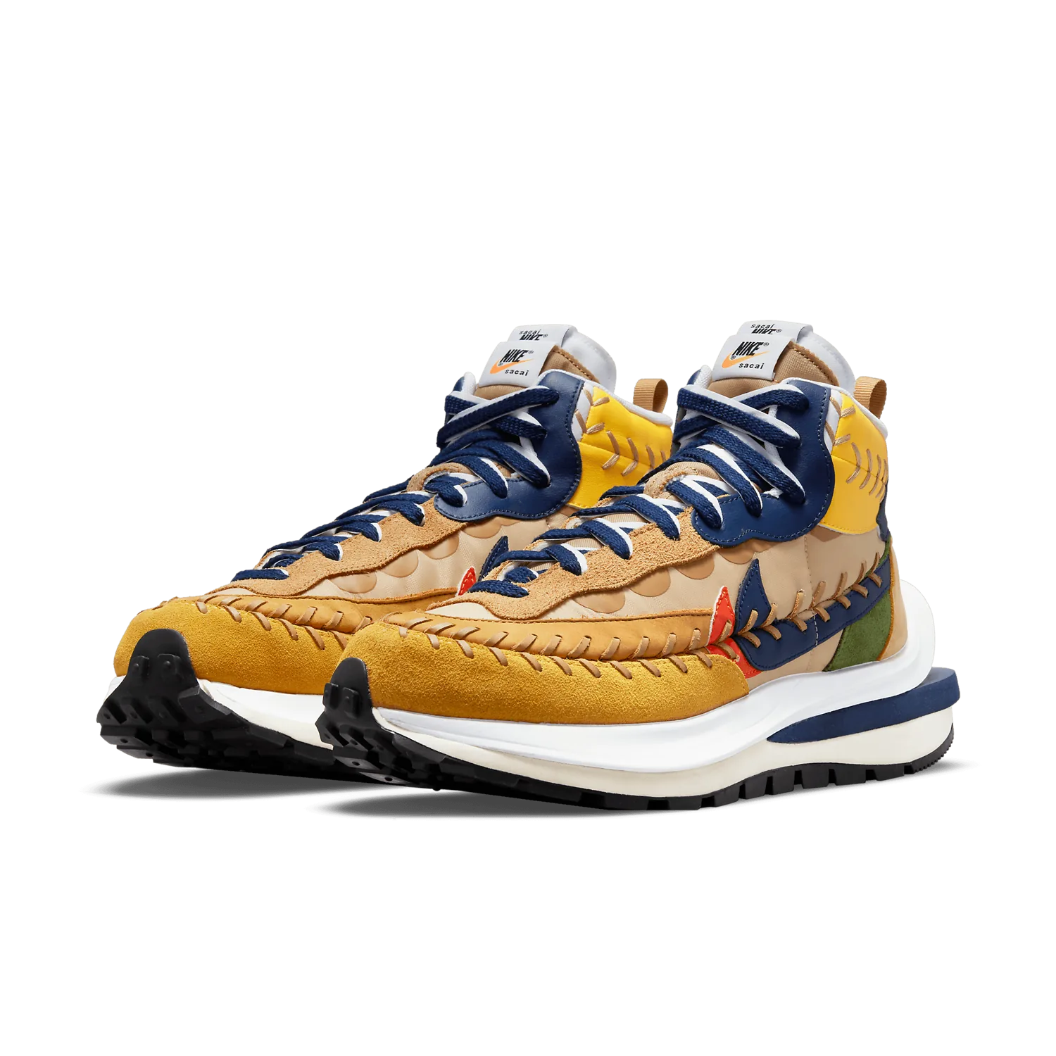 Nike Vaporwaffle sacai Jean Paul Gaultier Sesame Blue image 4