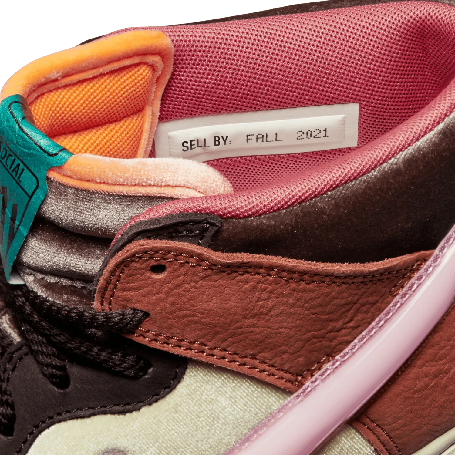 Nike Dunk Mid Social Status Milk Carton Burnt Brown image 2
