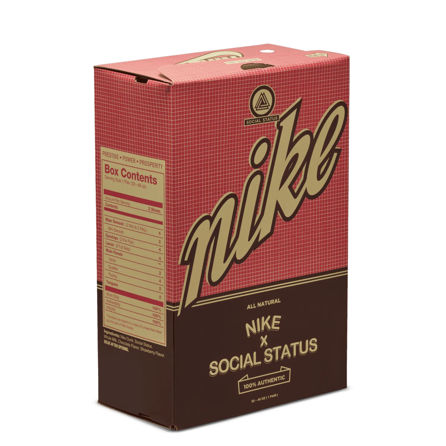 Nike Dunk Mid Social Status Milk Carton Burnt Brown image 6