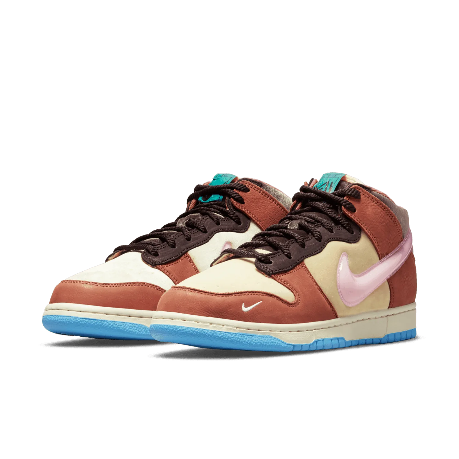 Nike Dunk Mid Social Status Milk Carton Burnt Brown image 9