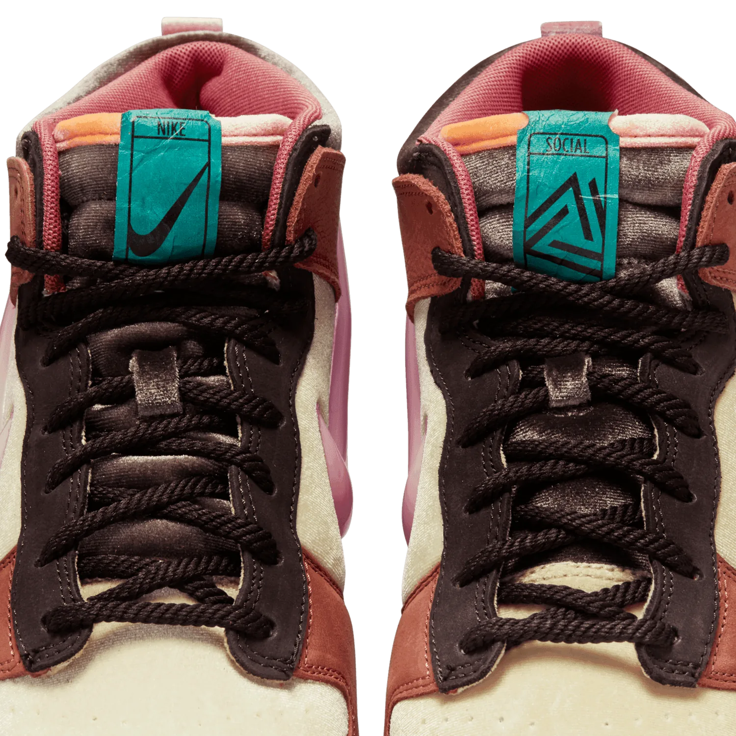 Nike Dunk Mid Social Status Milk Carton Burnt Brown image 13