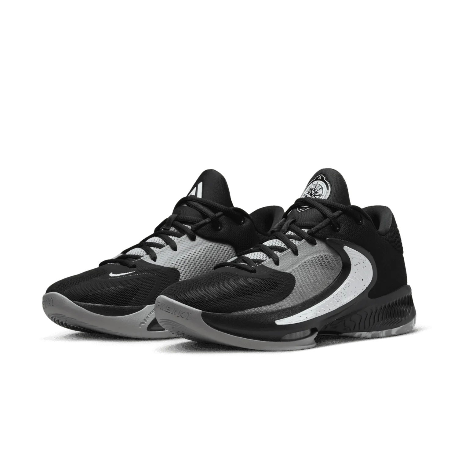 Nike Zoom Freak 4 Black Light Smoke Grey image 4