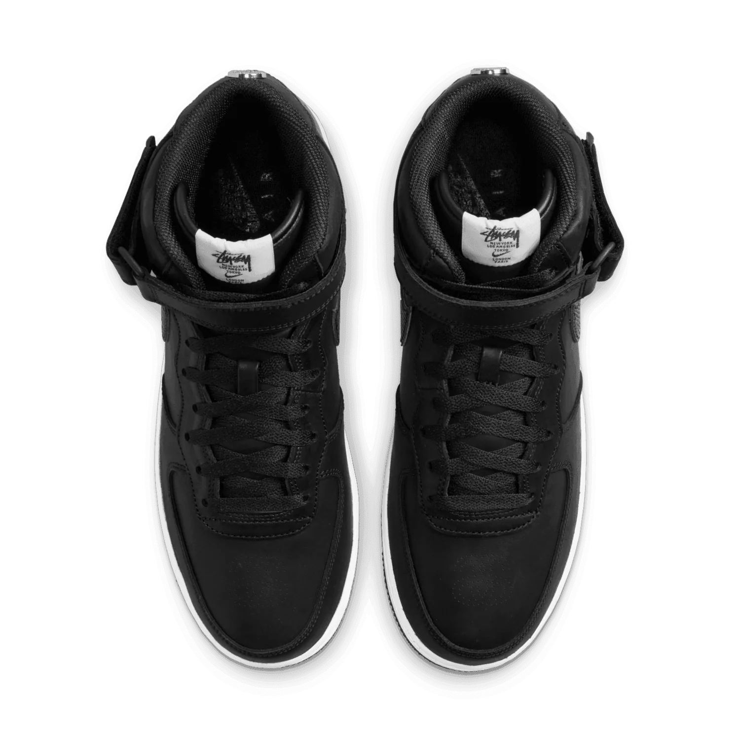 Nike Air Force 1 Mid Stussy Black White image 4