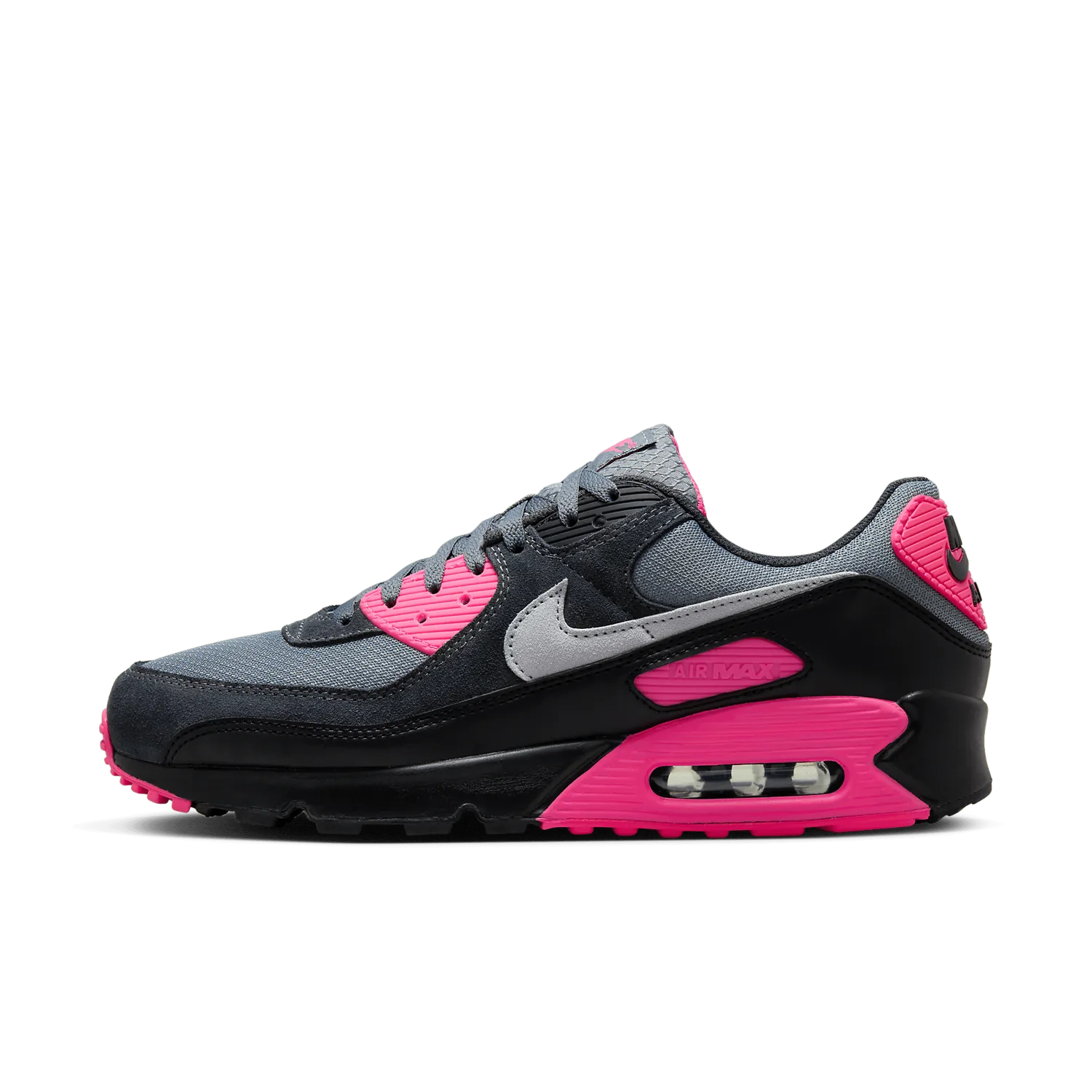 Nike Air Max 90 Wolf Grey Hyper Pink