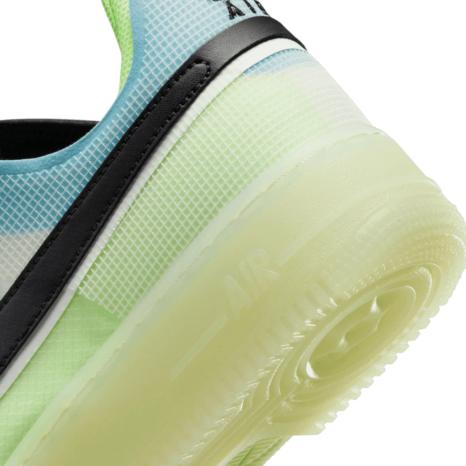 Nike Air Force 1 React White Ghost Green Blue Chill image 7