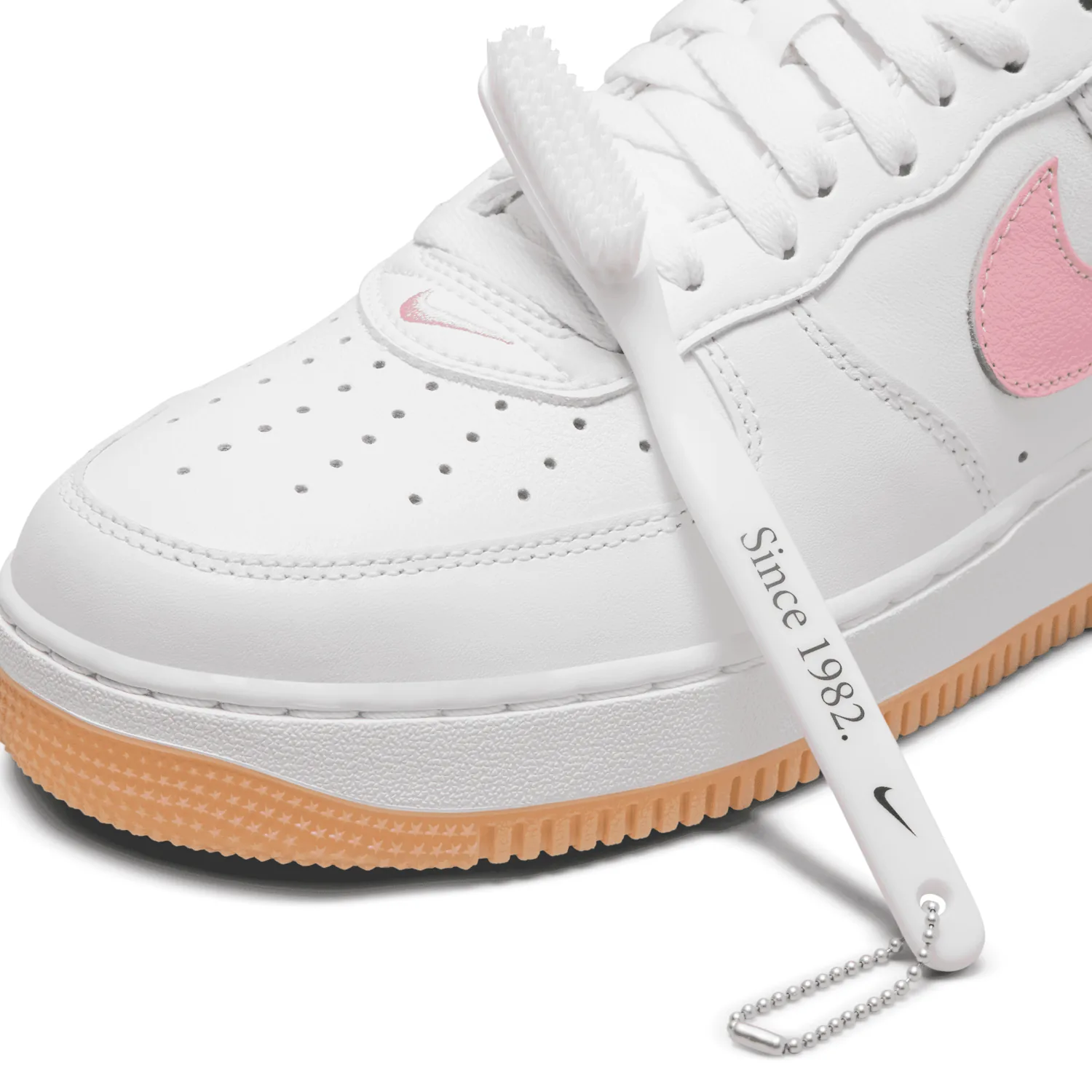 Nike Air Force 1 Low Anniversary Edition White Pink Gum image 2