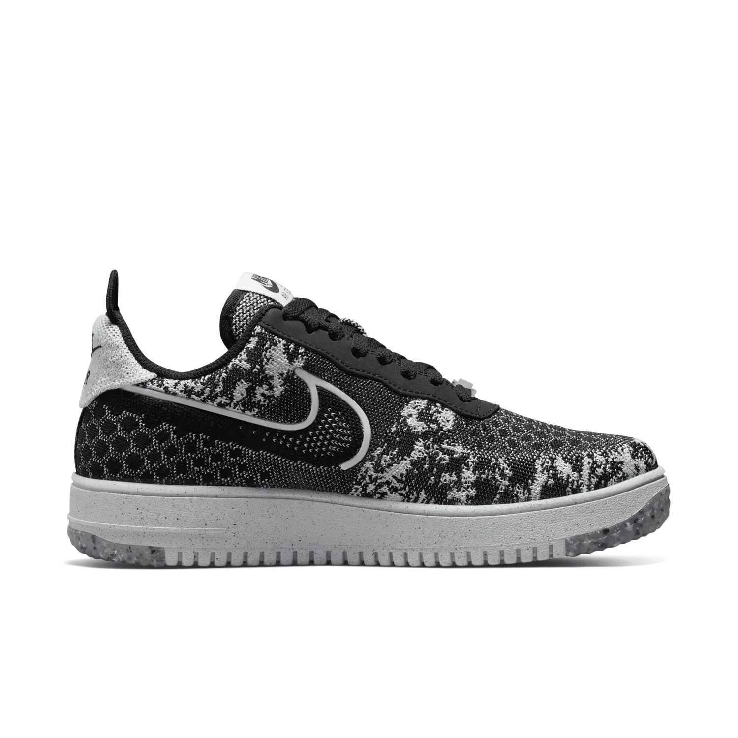Nike Air Force 1 Crater Flyknit NN Black Pure Platinum image 3