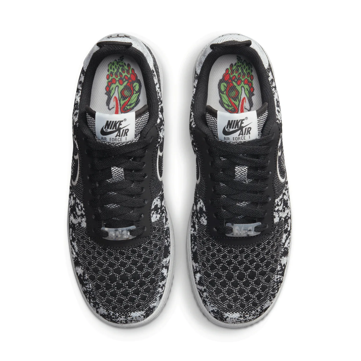 Nike Air Force 1 Crater Flyknit NN Black Pure Platinum image 4