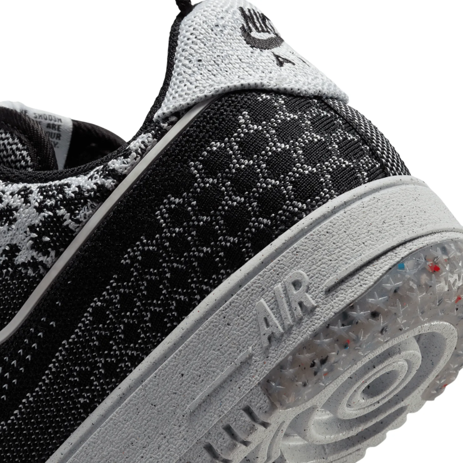Nike Air Force 1 Crater Flyknit NN Black Pure Platinum image 8
