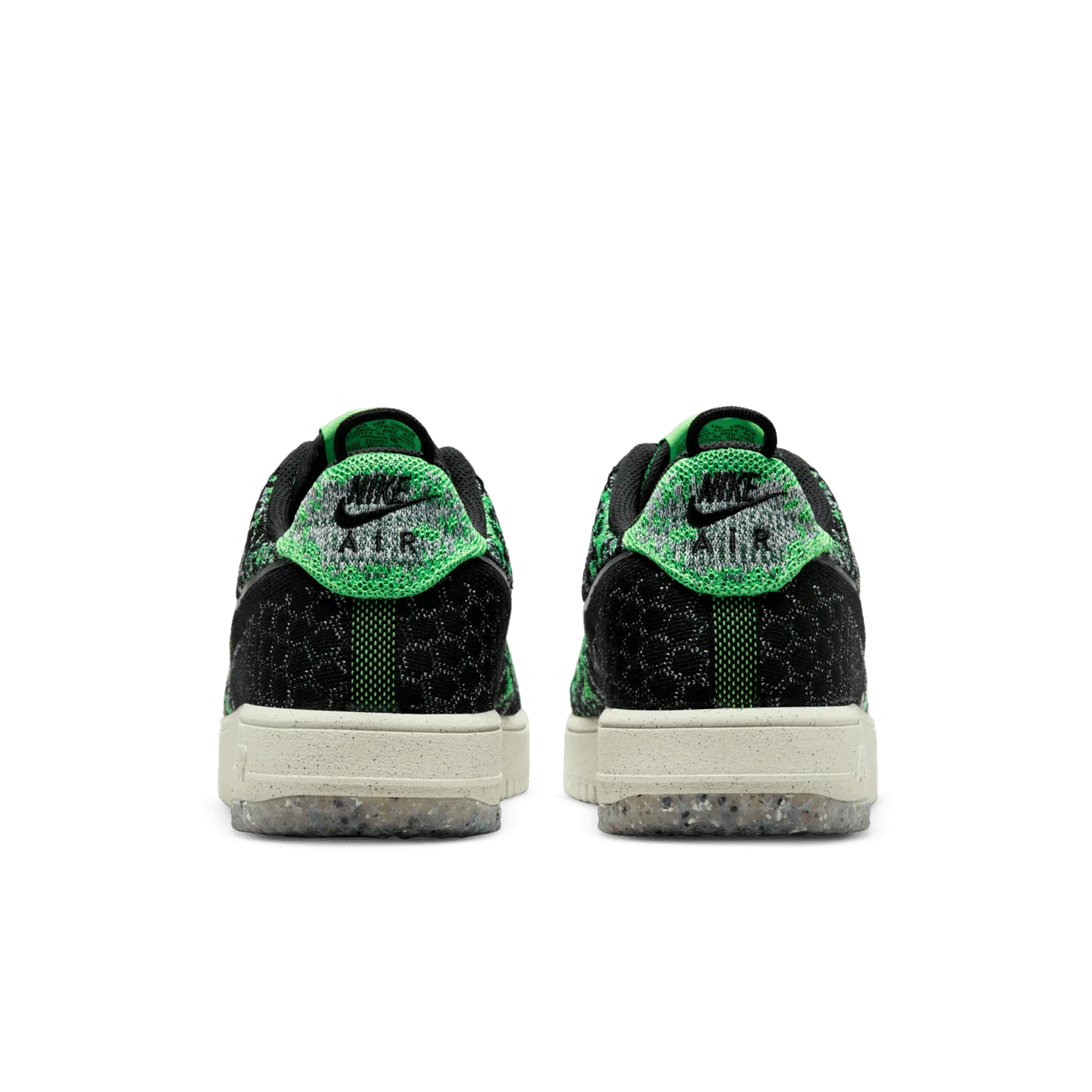 Nike Air Force 1 Crater Flyknit NN Black Scream Green image 4