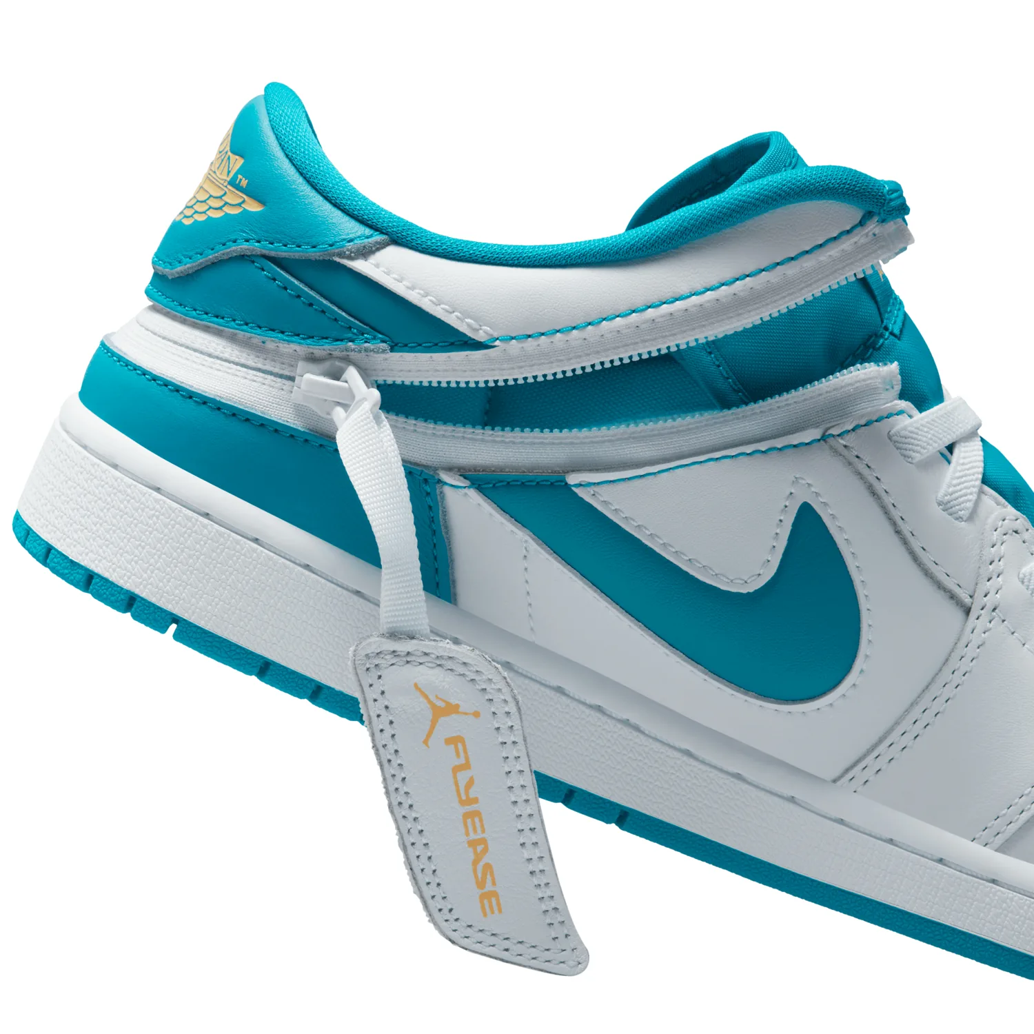 Air Jordan 1 Low Flyease White Aquatone image 10