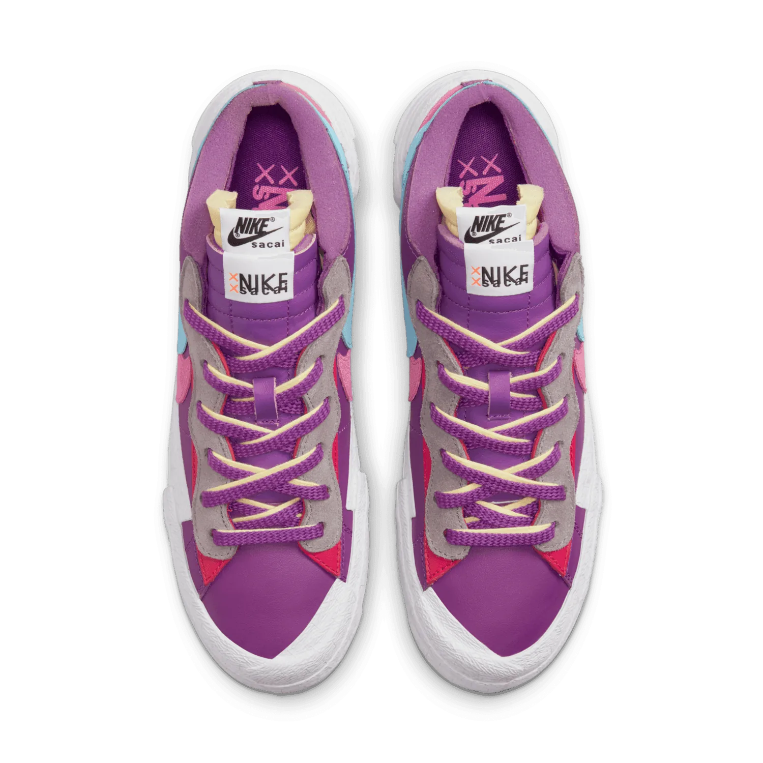 Nike Blazer Low sacai KAWS Purple image 6