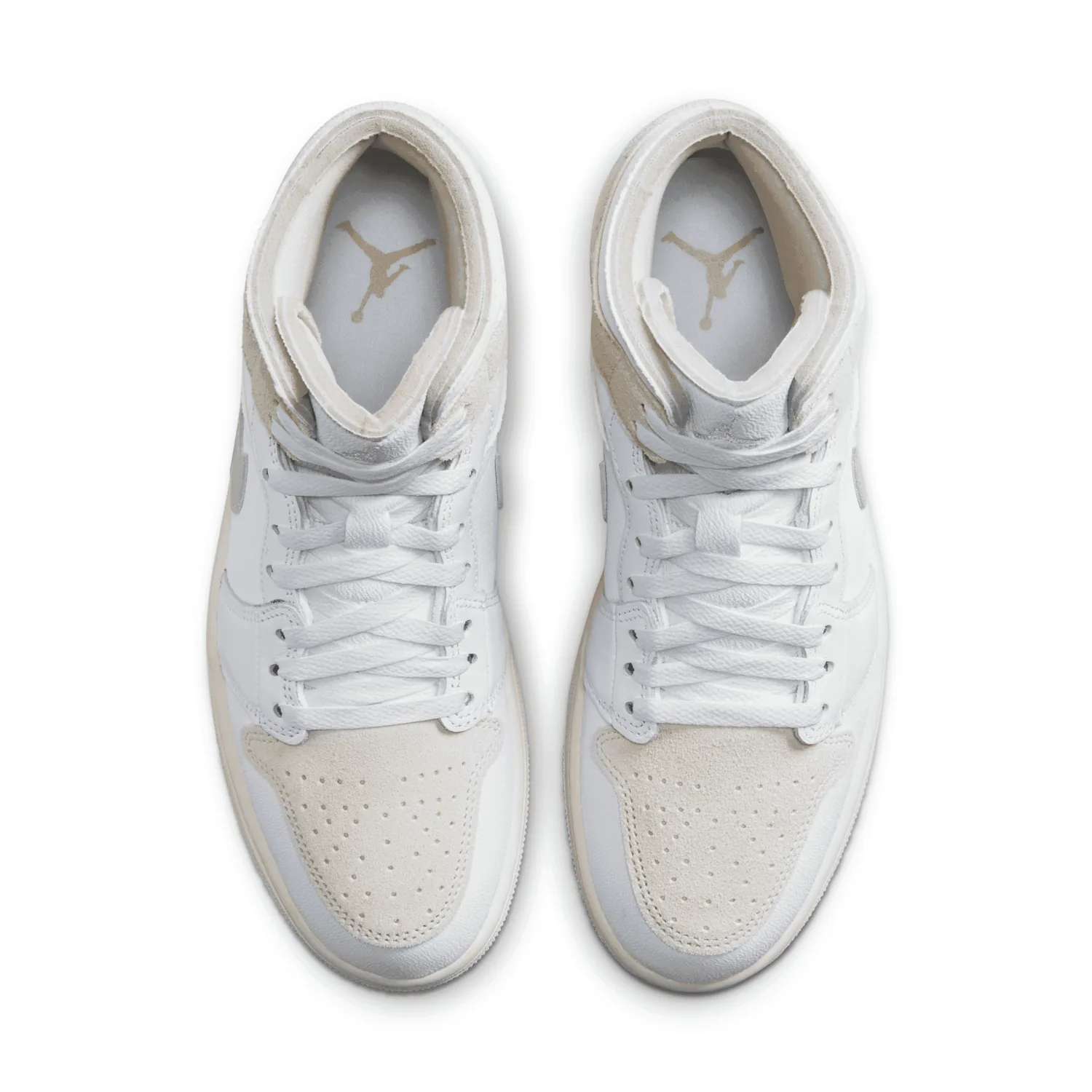Air Jordan 1 Mid SE Craft White Light Orewood Brown image 2