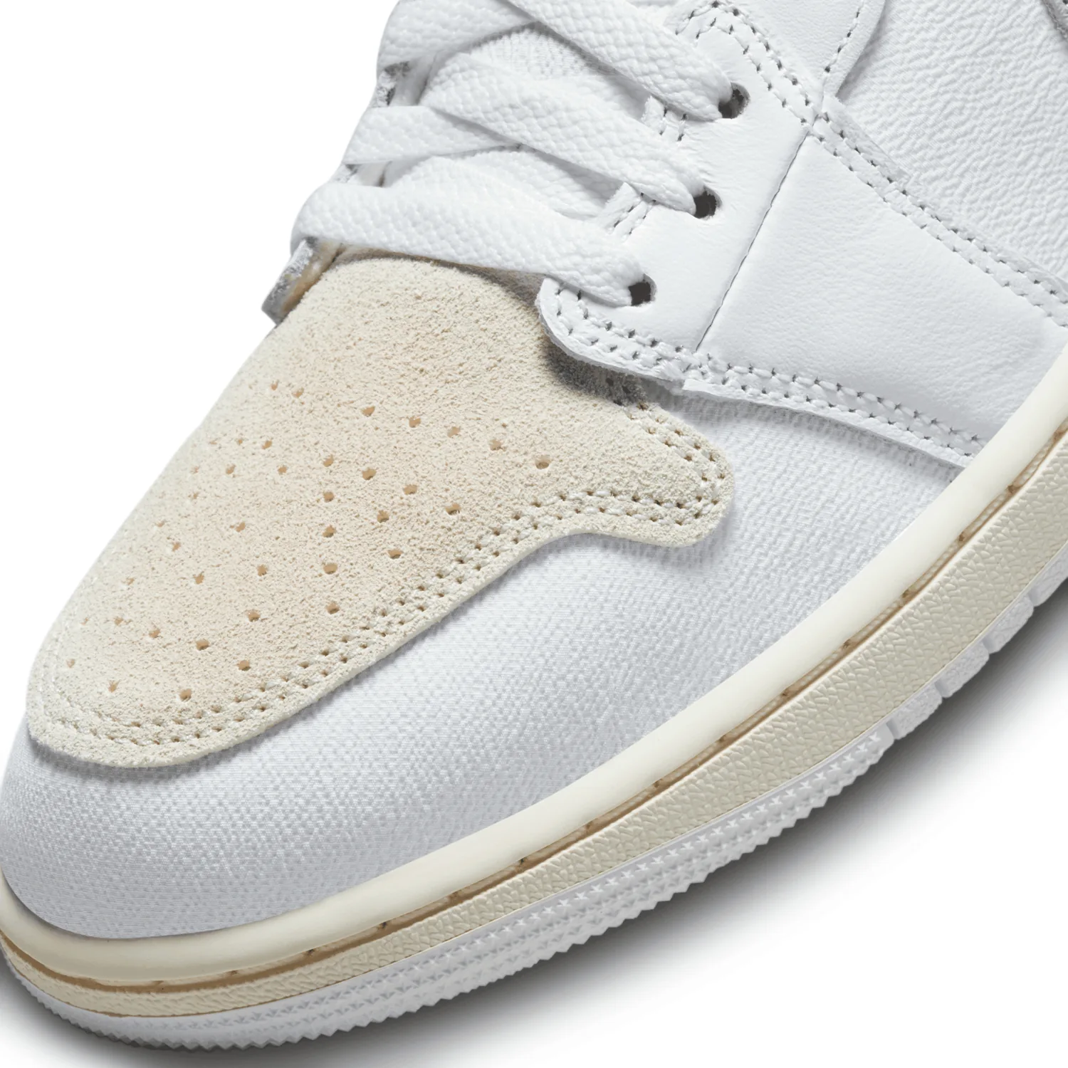 Air Jordan 1 Mid SE Craft White Light Orewood Brown image 5
