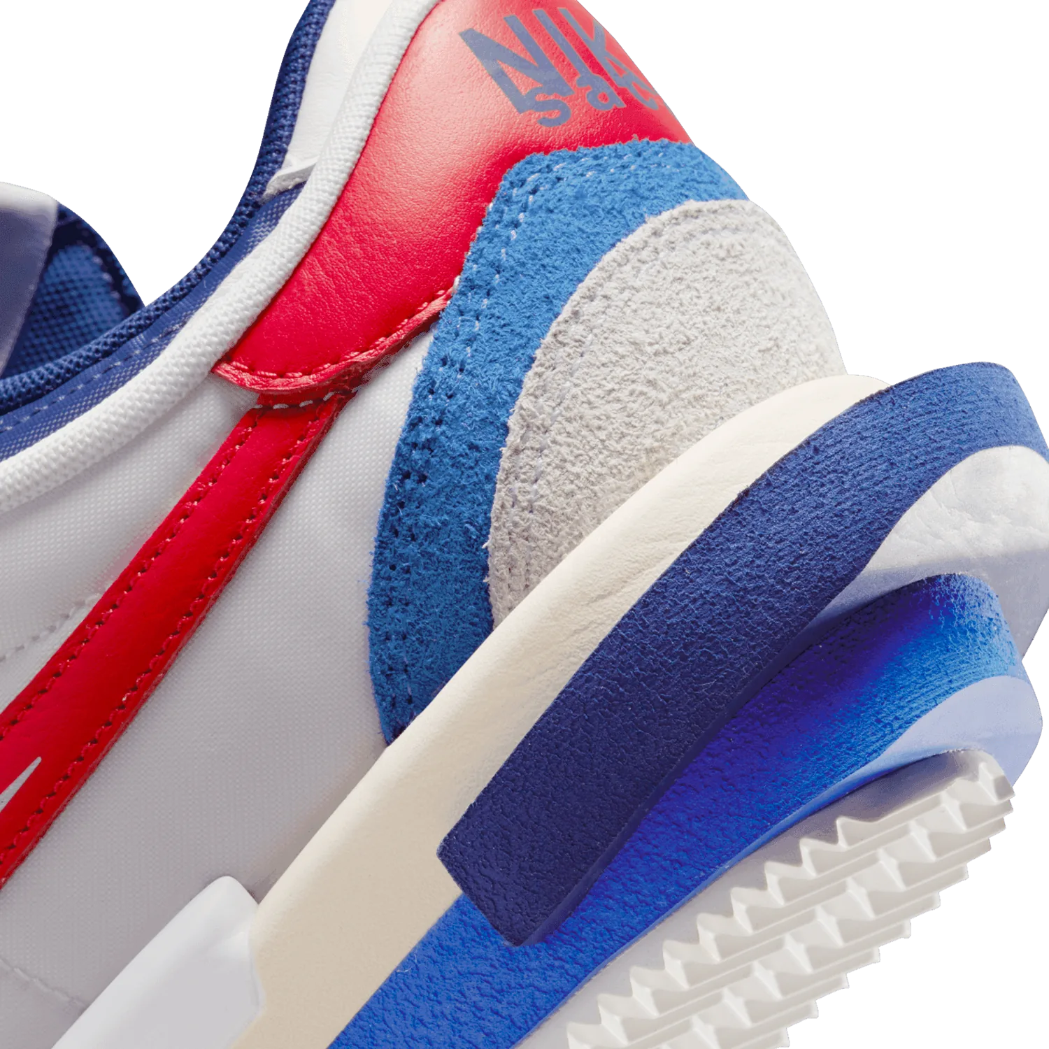 Nike Cortez Sacai White University Red Blue image 8