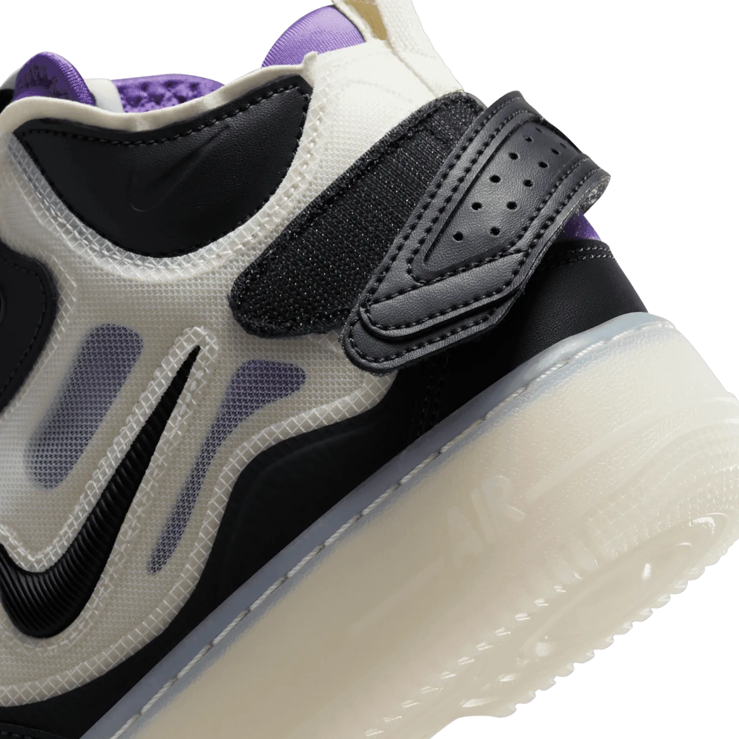 Nike Air Force 1 Mid React Off Noir Action Grape image 7