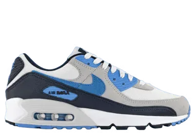Nike Air Max 90 White University Blue Dark Obsidian