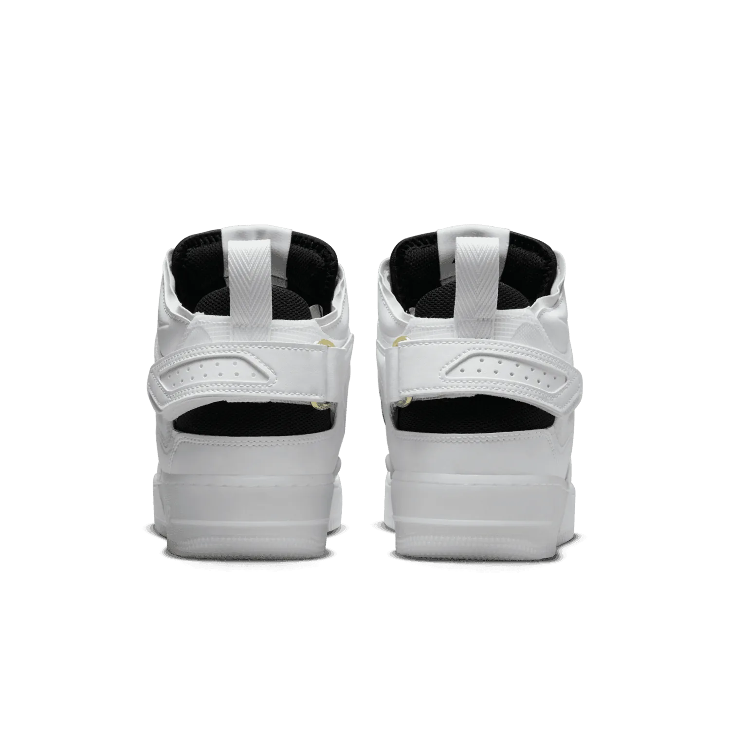 Nike Air Force 1 Mid React White Black Yellow Ochre image 5