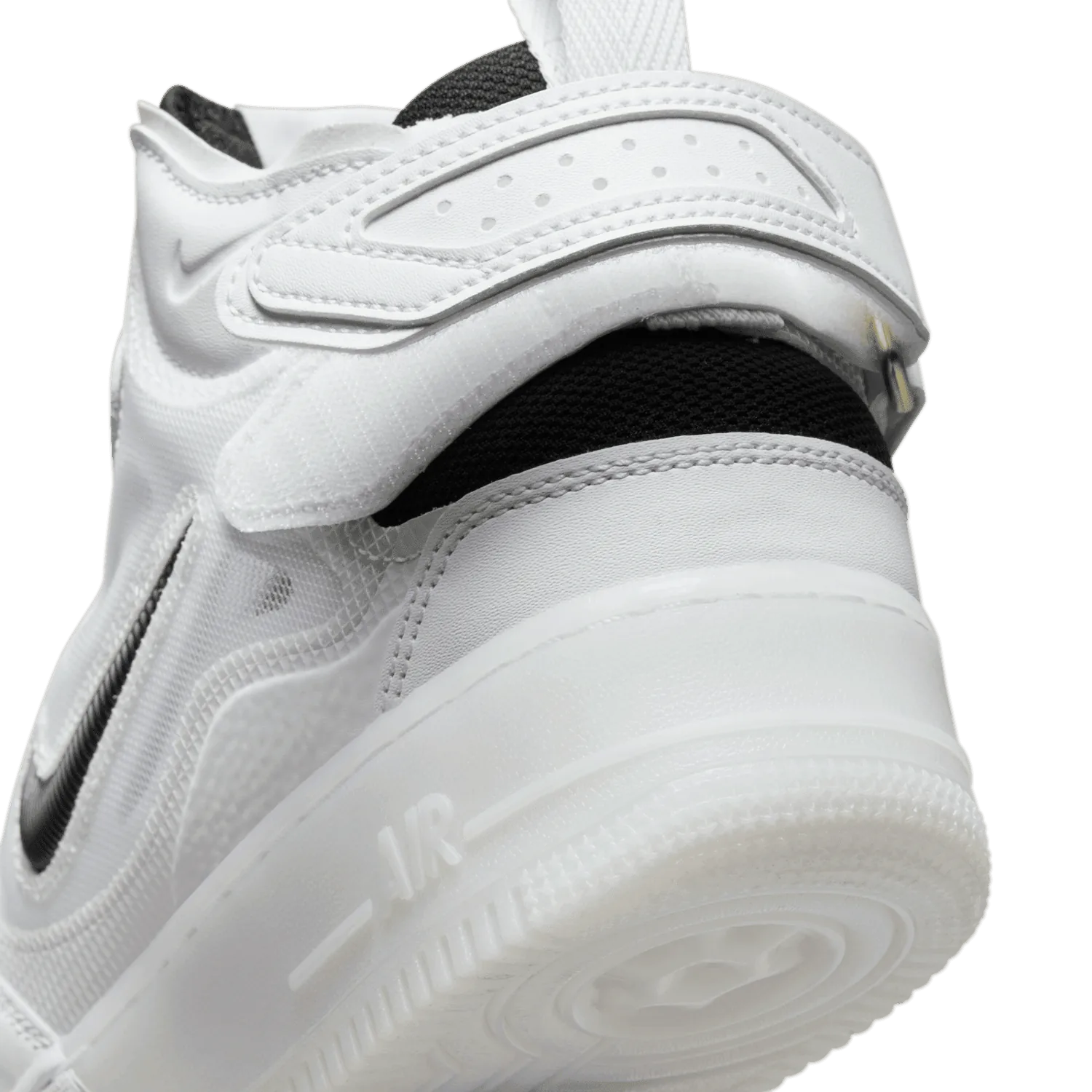 Nike Air Force 1 Mid React White Black Yellow Ochre image 8