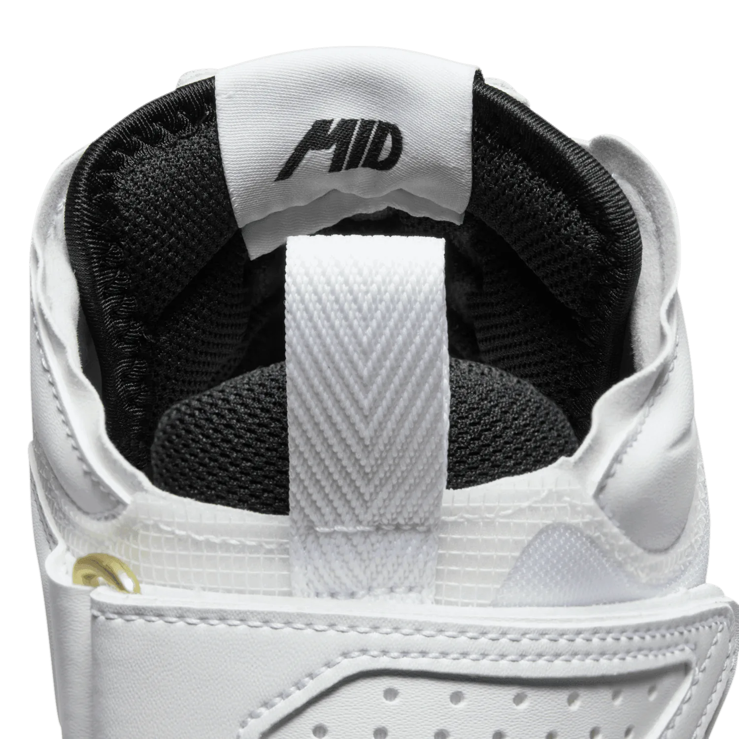 Nike Air Force 1 Mid React White Black Yellow Ochre image 9