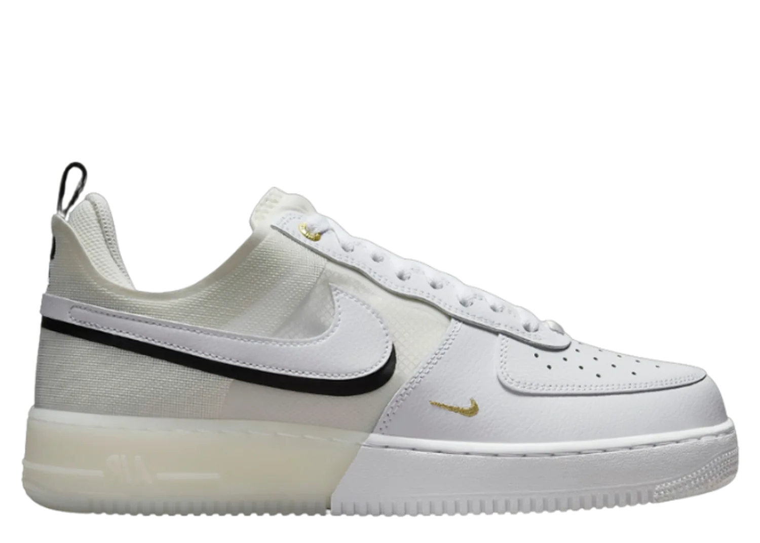 Nike Air Force 1 React White Sail Black