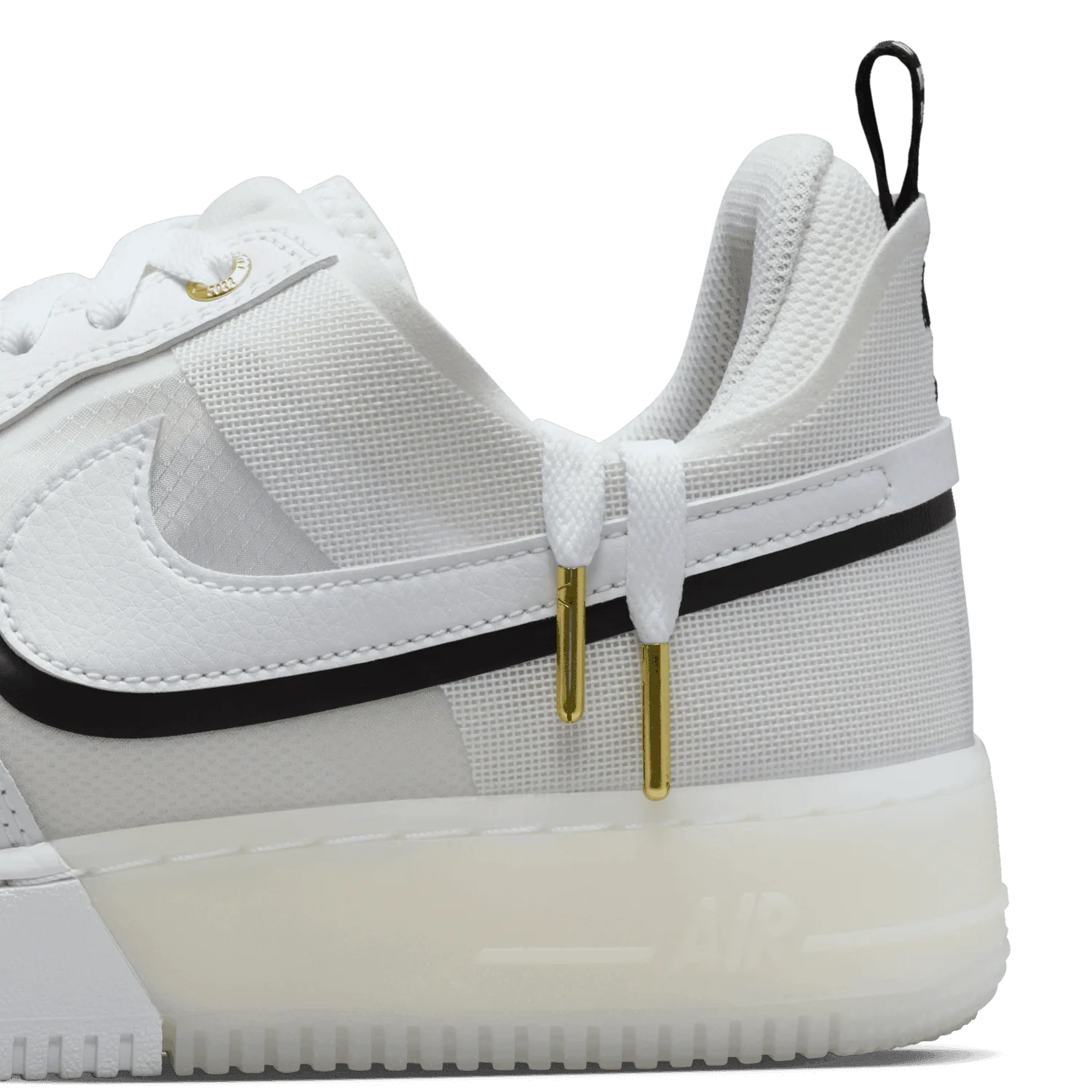 Nike Air Force 1 React White Sail Black image 8
