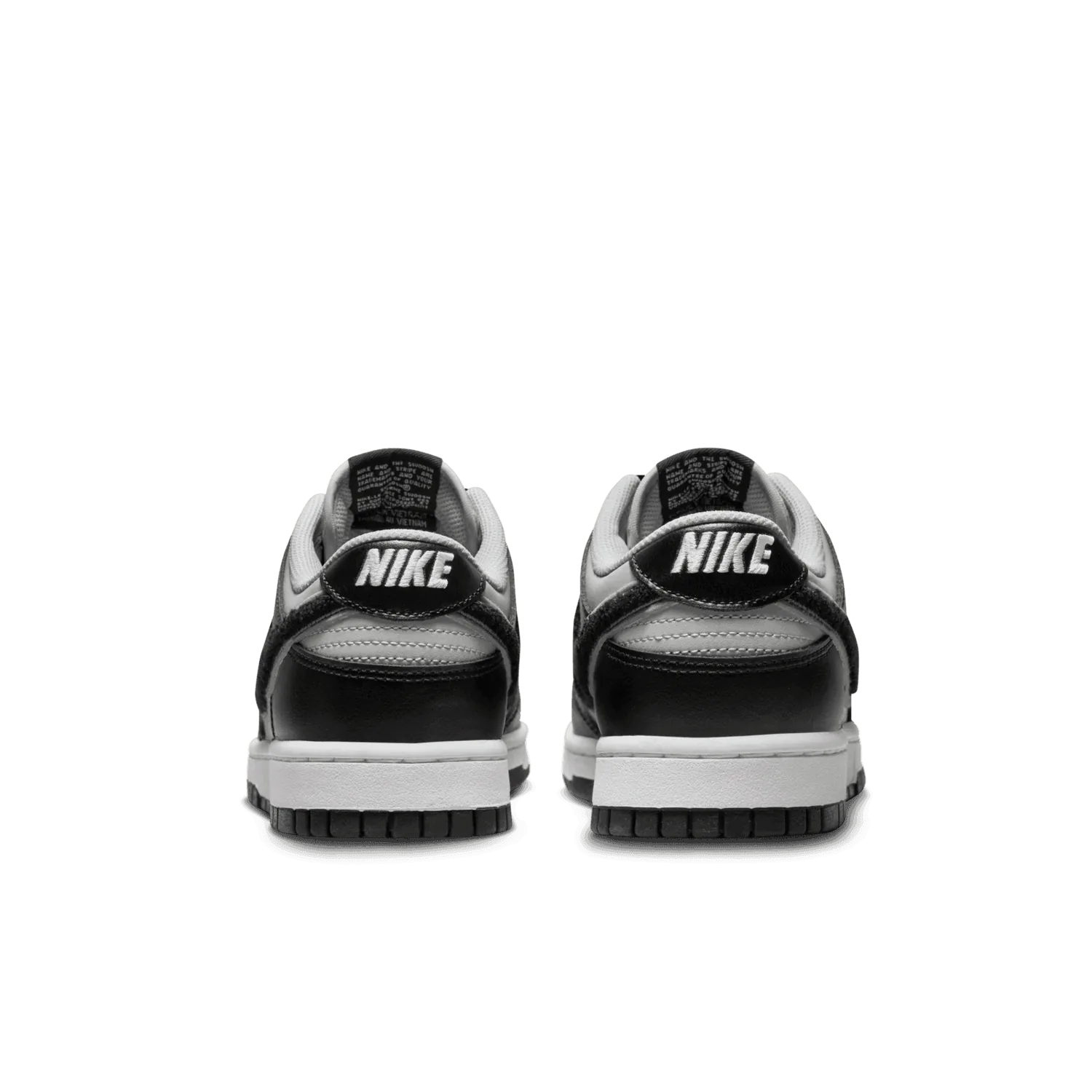 Nike Dunk Low Chenille Swoosh Black Grey image 5