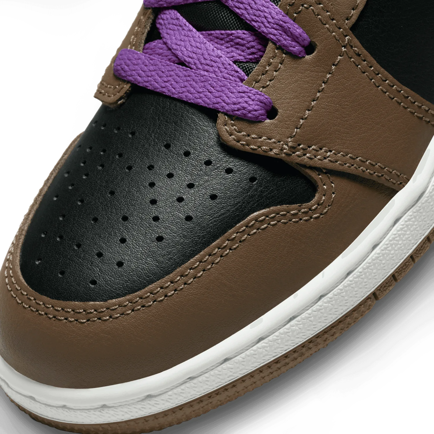 Air Jordan 1 Mid Palomino Wild Berry image 6