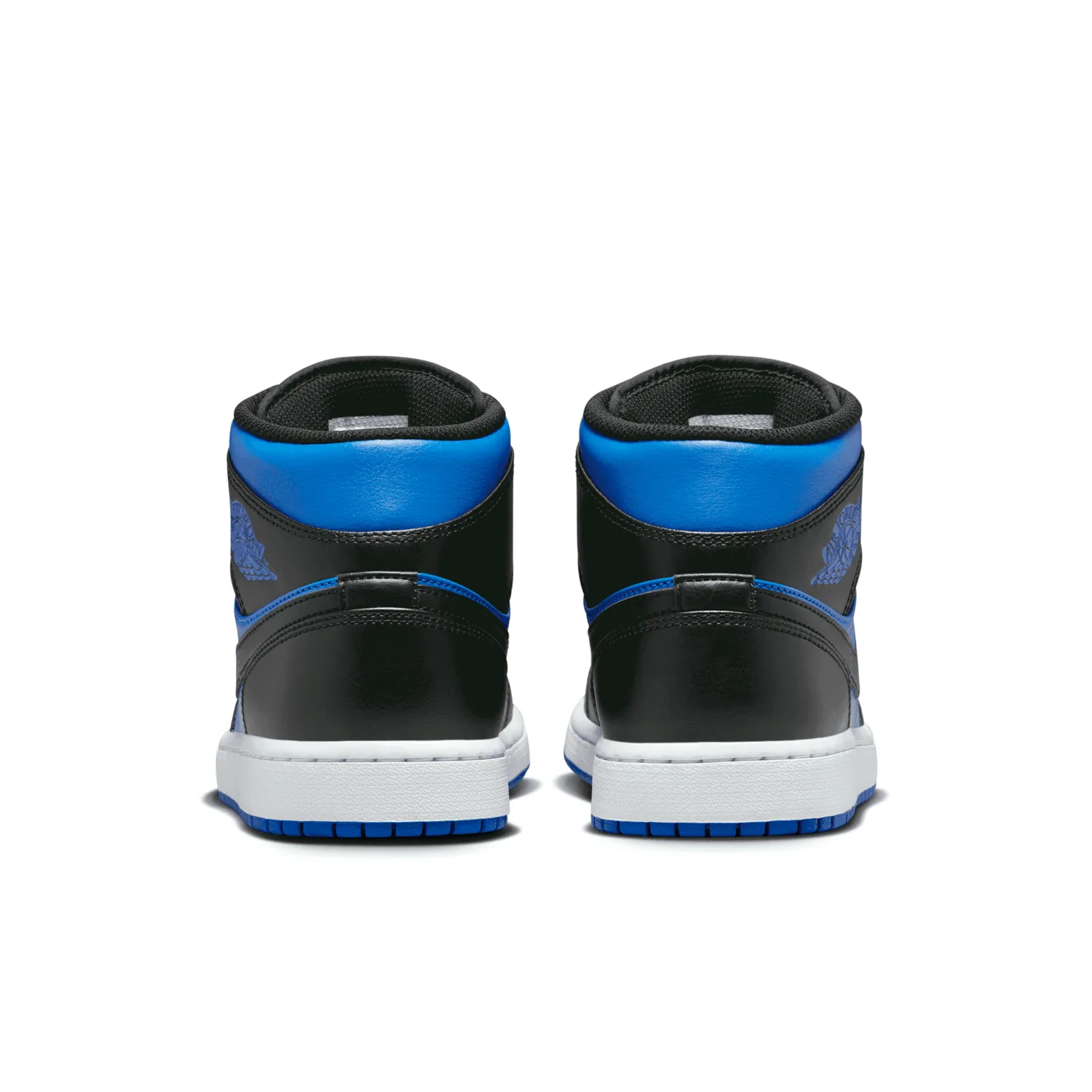 Air Jordan 1 Mid Black Royal Blue image 6
