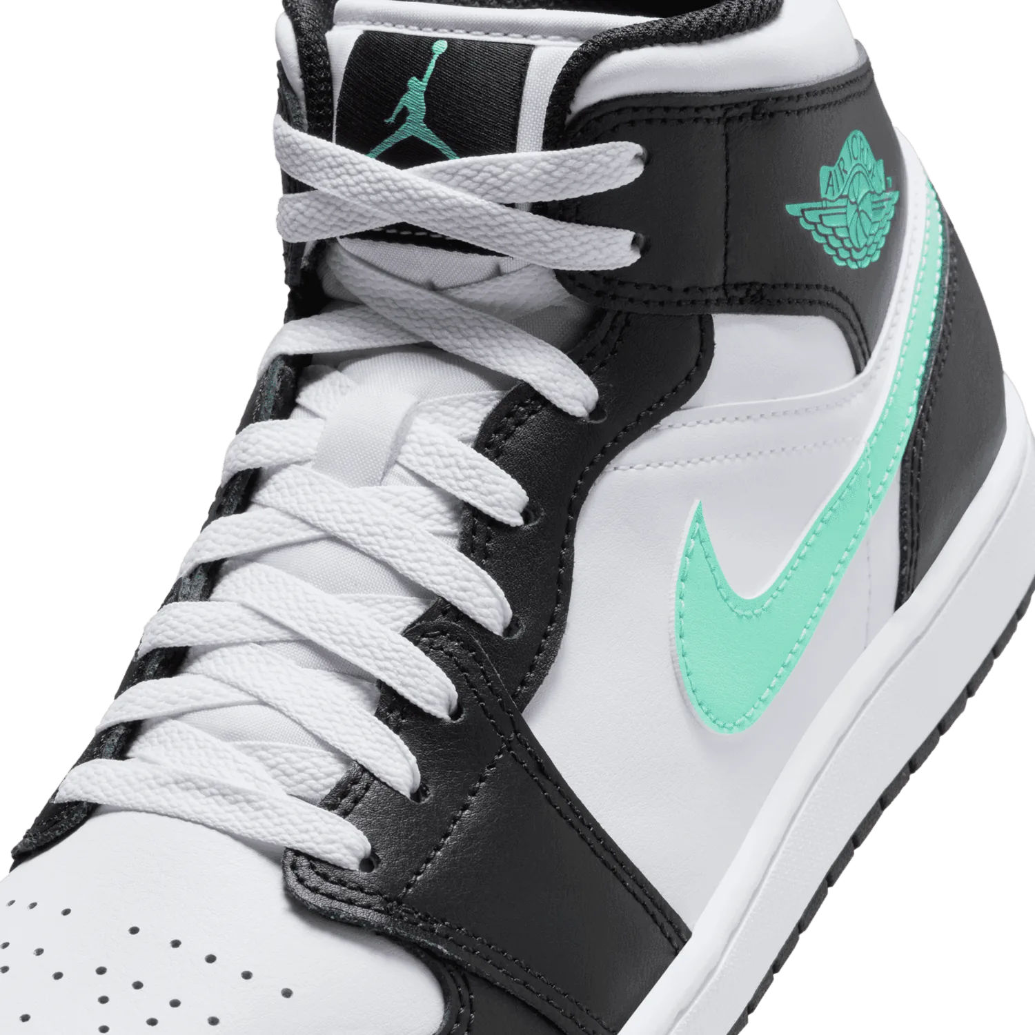 Air Jordan 1 Mid Green Glow image 5