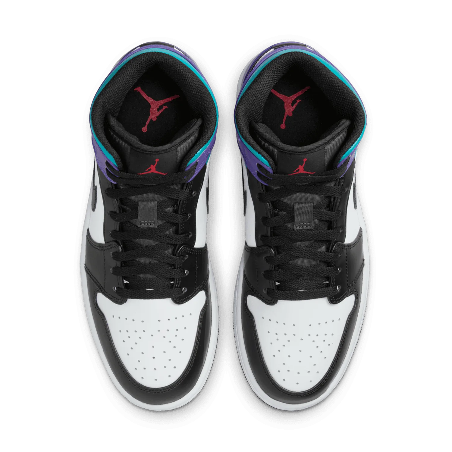 Air Jordan 1 Mid Black Toe Grape image 3