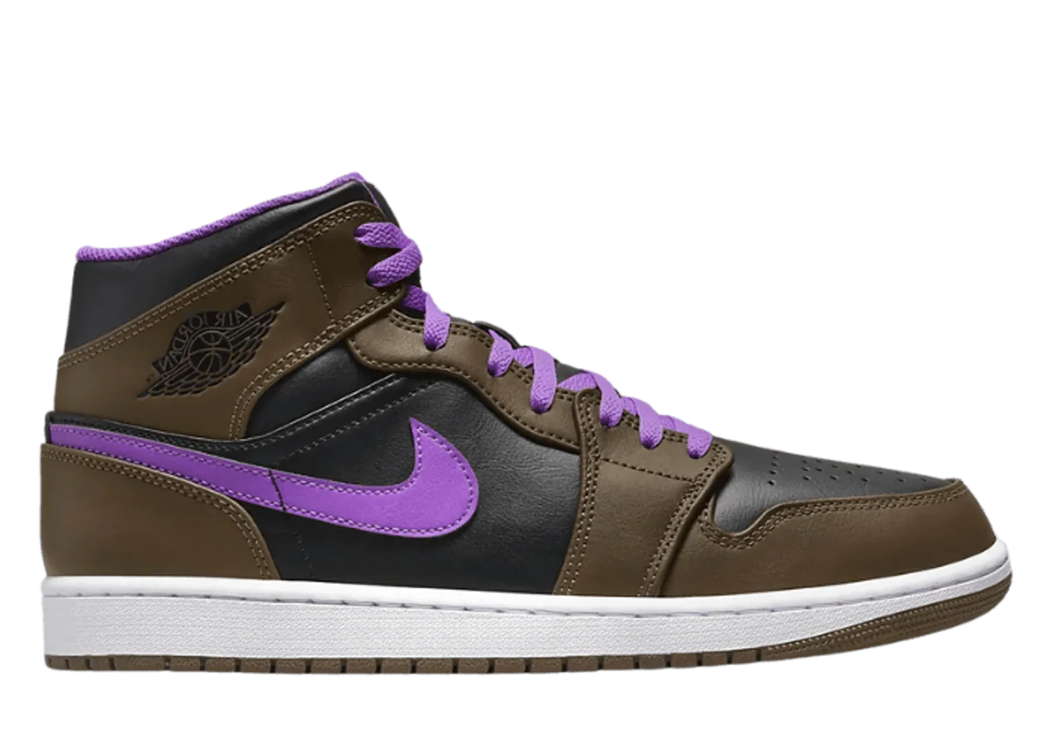 Air Jordan 1 Mid Purple Mocha