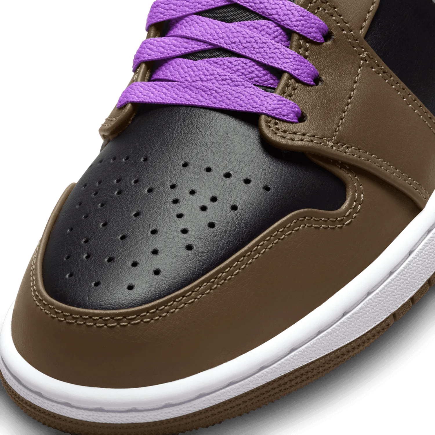 Air Jordan 1 Mid Purple Mocha image 6