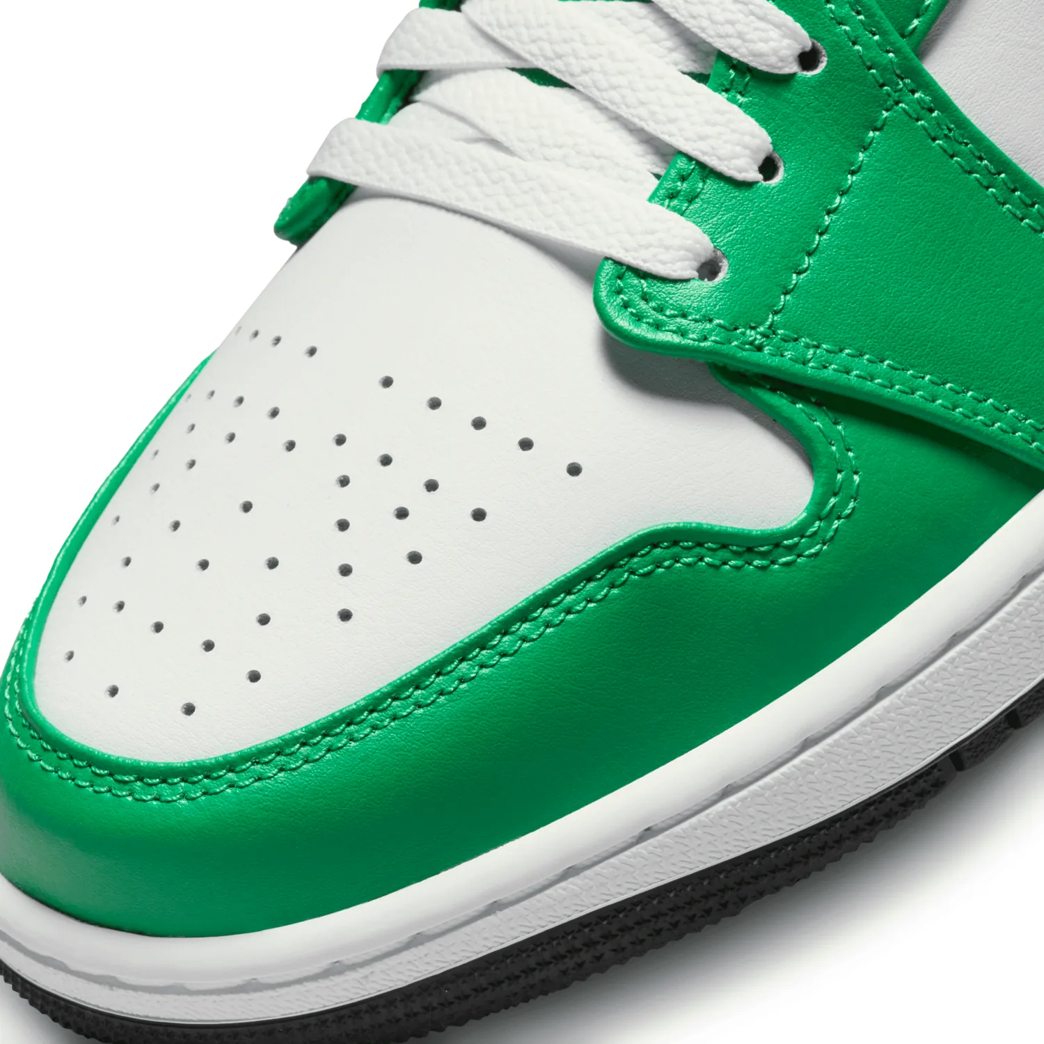 Air Jordan 1 Mid Lucky Green image 7