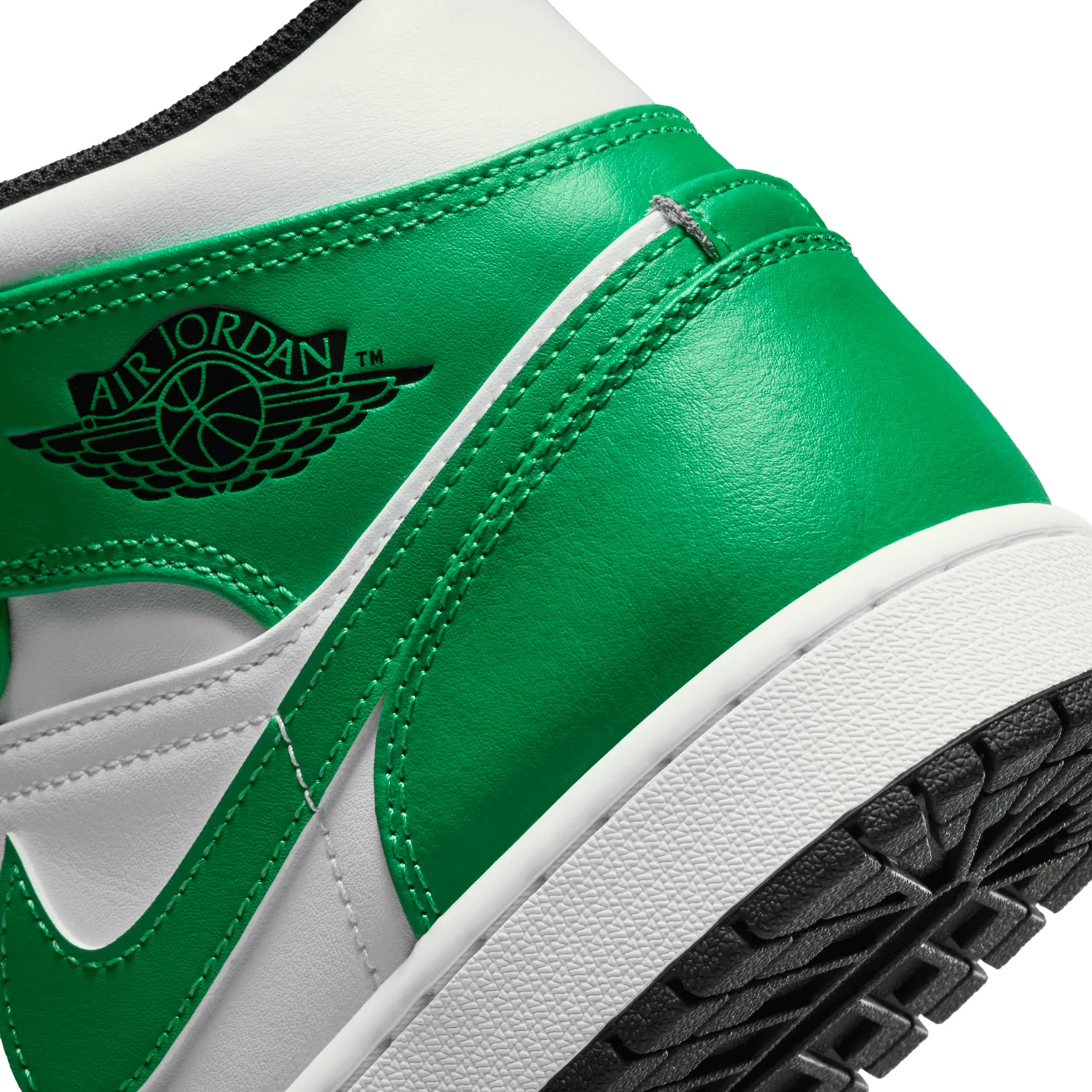 Air Jordan 1 Mid Lucky Green image 8