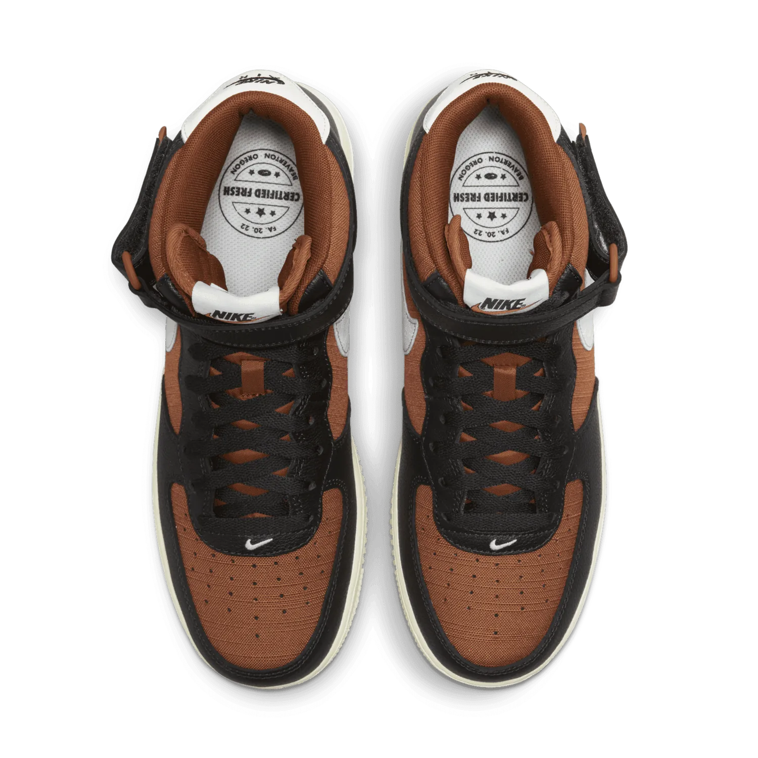 Nike Air Force 1 Mid Certified Fresh Off Noir Pecan image 5