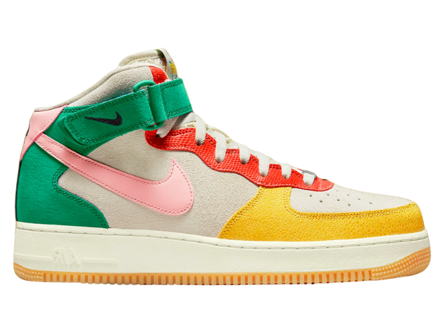 Nike Air Force 1 Mid Vivid Sulfur Rush Orange
