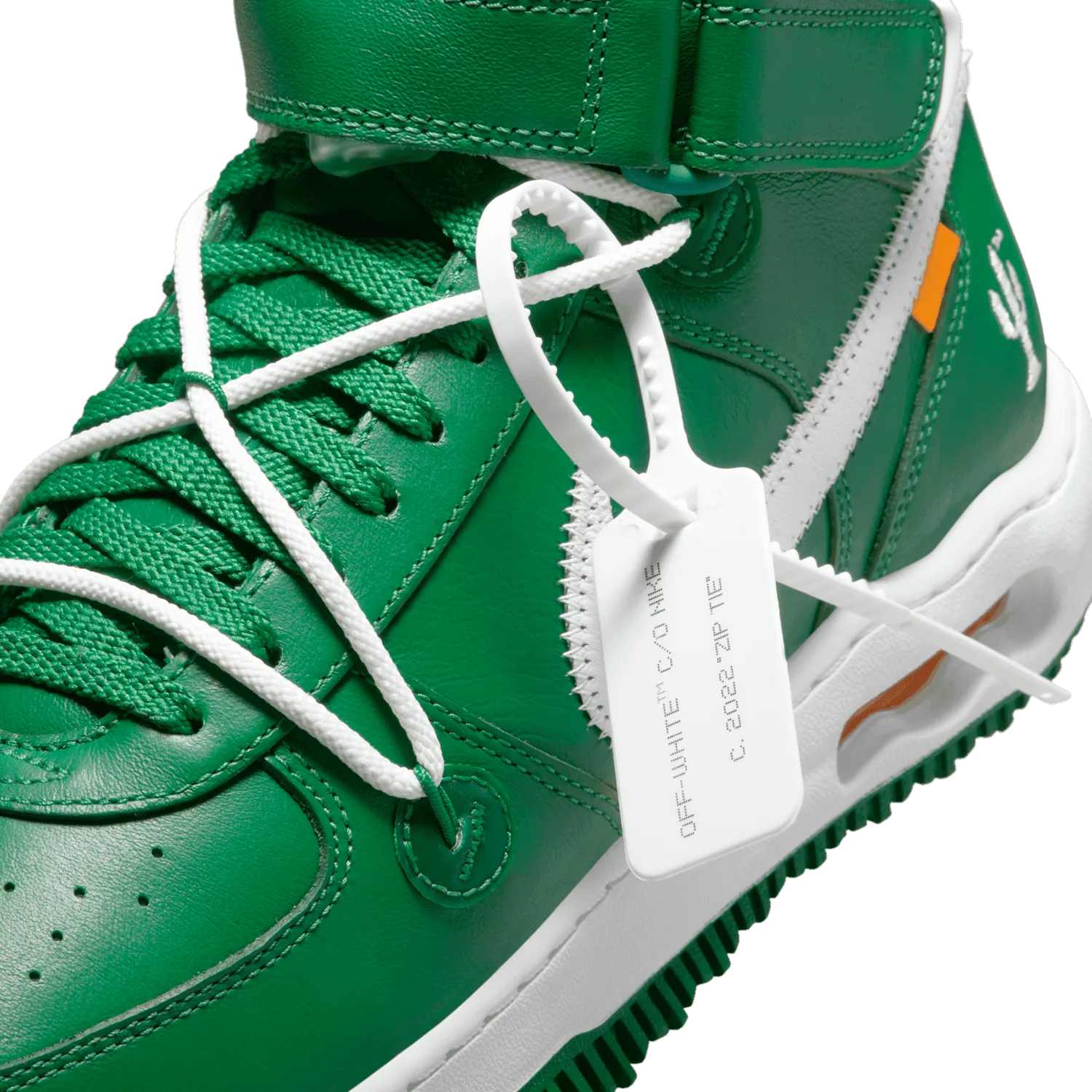 Nike Air Force 1 Mid Off-White Pine Green image 3