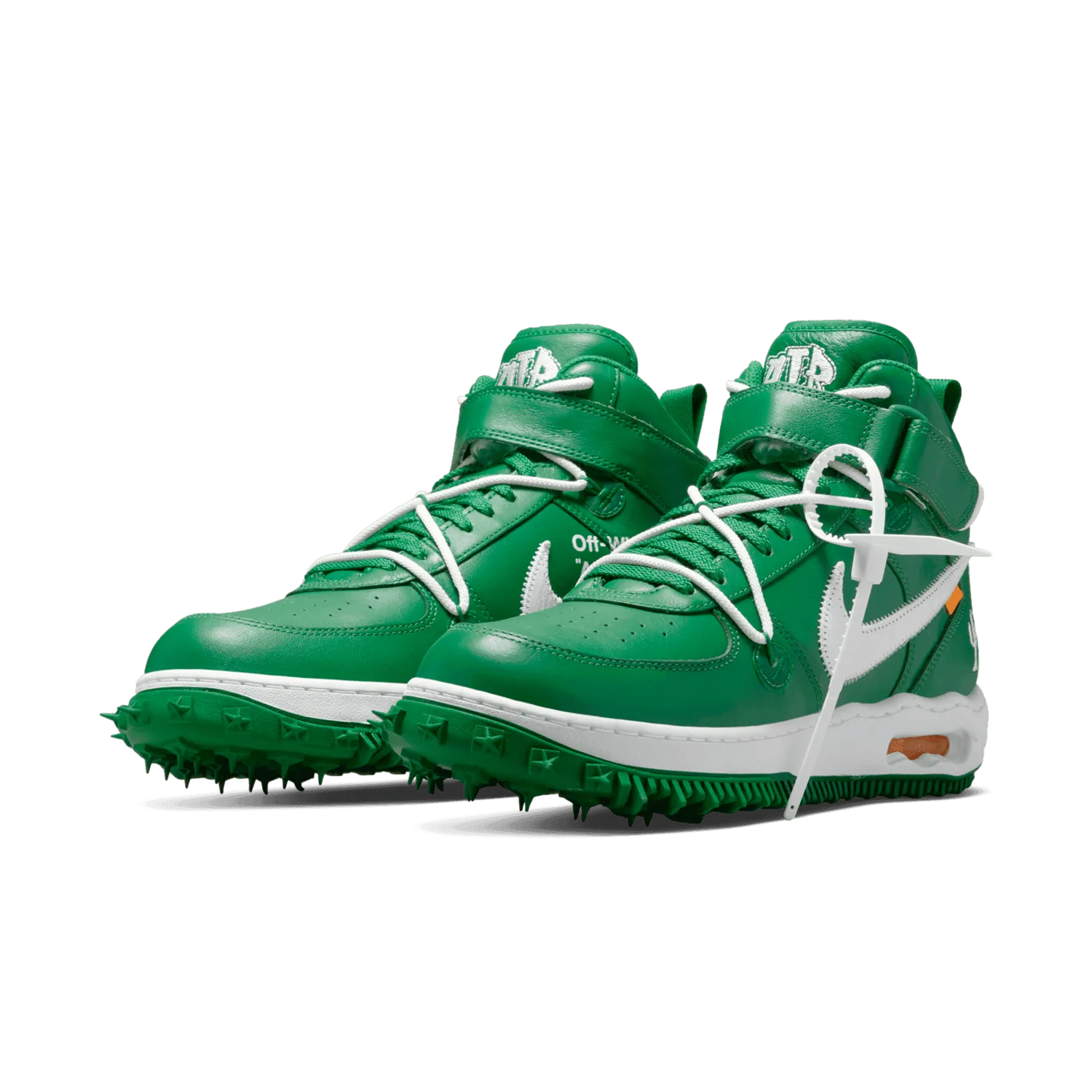 Nike Air Force 1 Mid Off-White Pine Green image 9