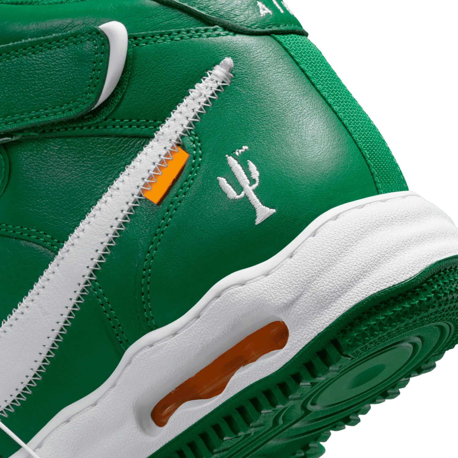 Nike Air Force 1 Mid Off-White Pine Green image 12