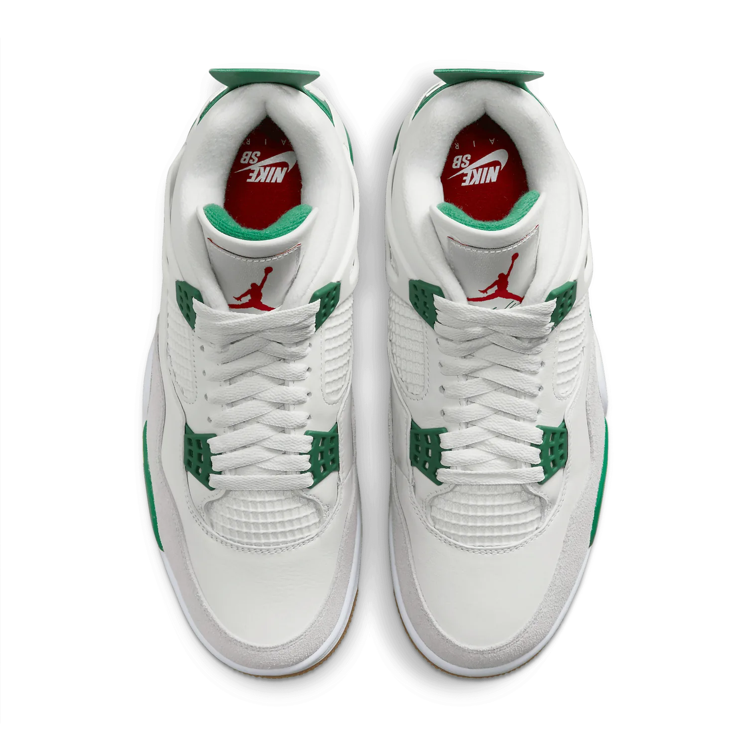 Air Jordan 4 Nike SB SP Sail Pine Green image 3