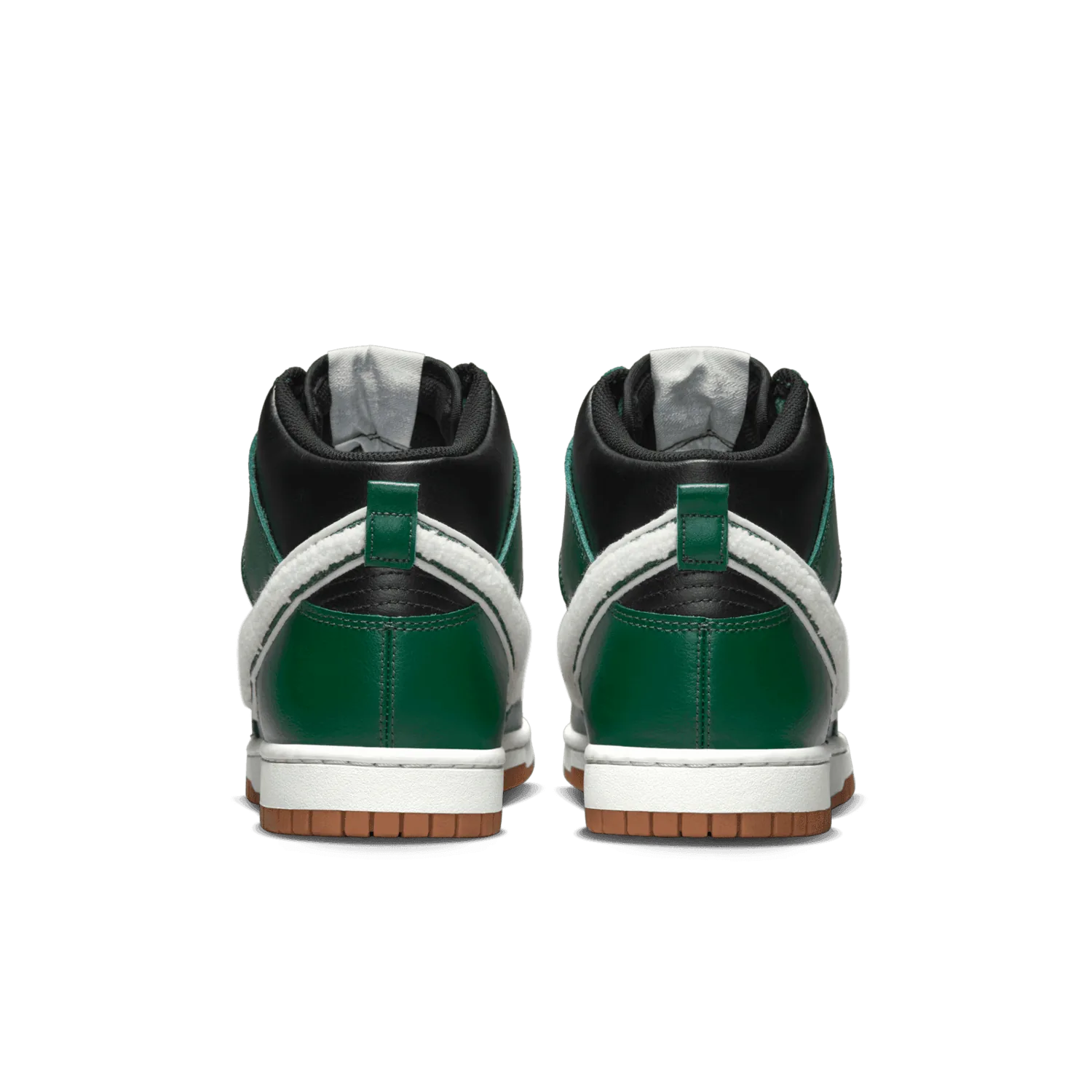 Nike Dunk High Chenille Swoosh Black Green image 5