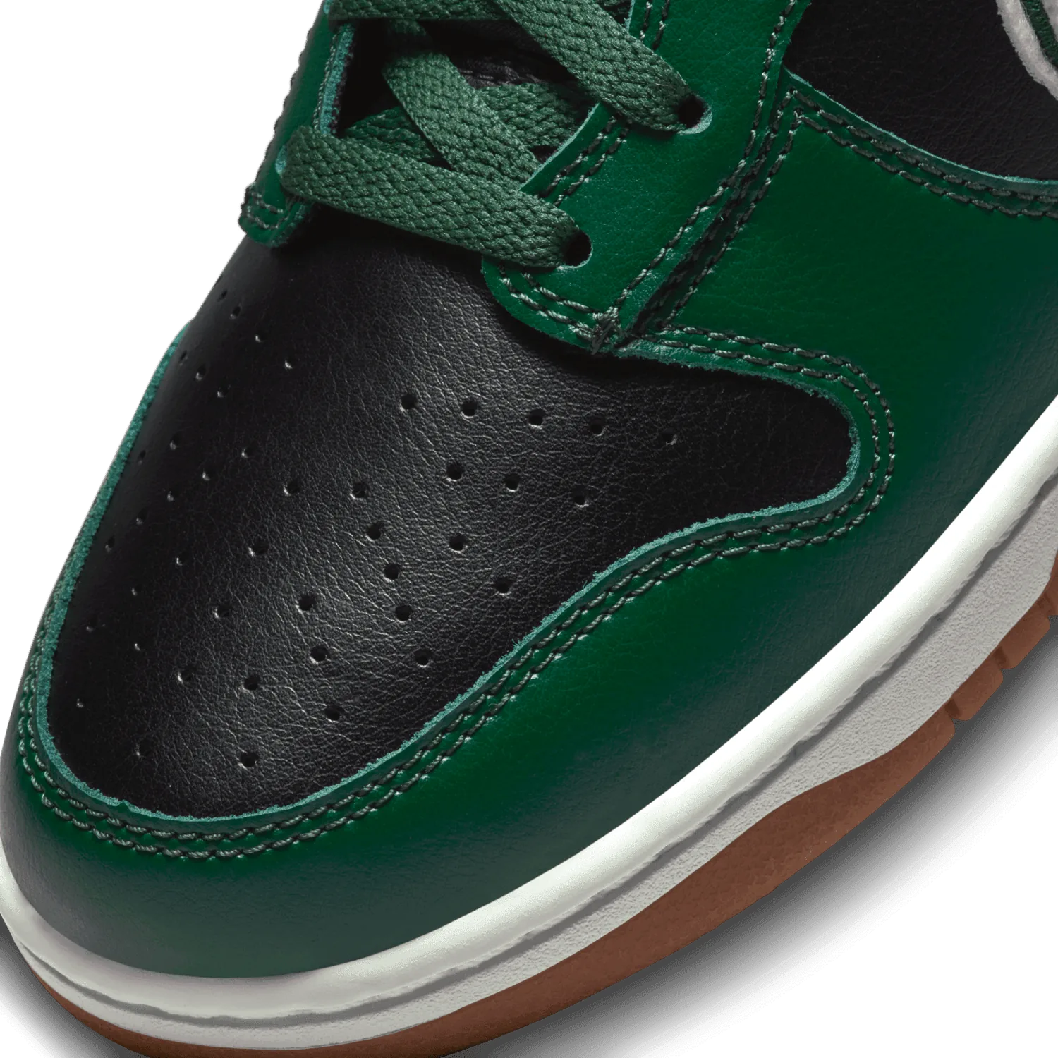 Nike Dunk High Chenille Swoosh Black Green image 6